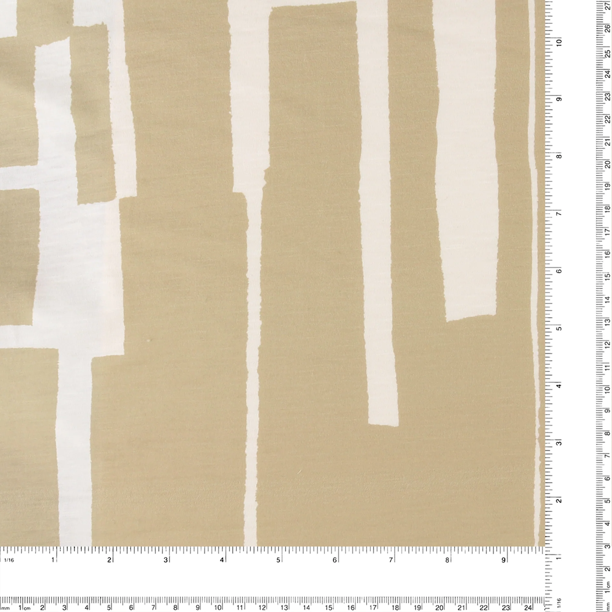 Digital Printed Slub Knit - MATILDA - 016 - Sand - Image 3