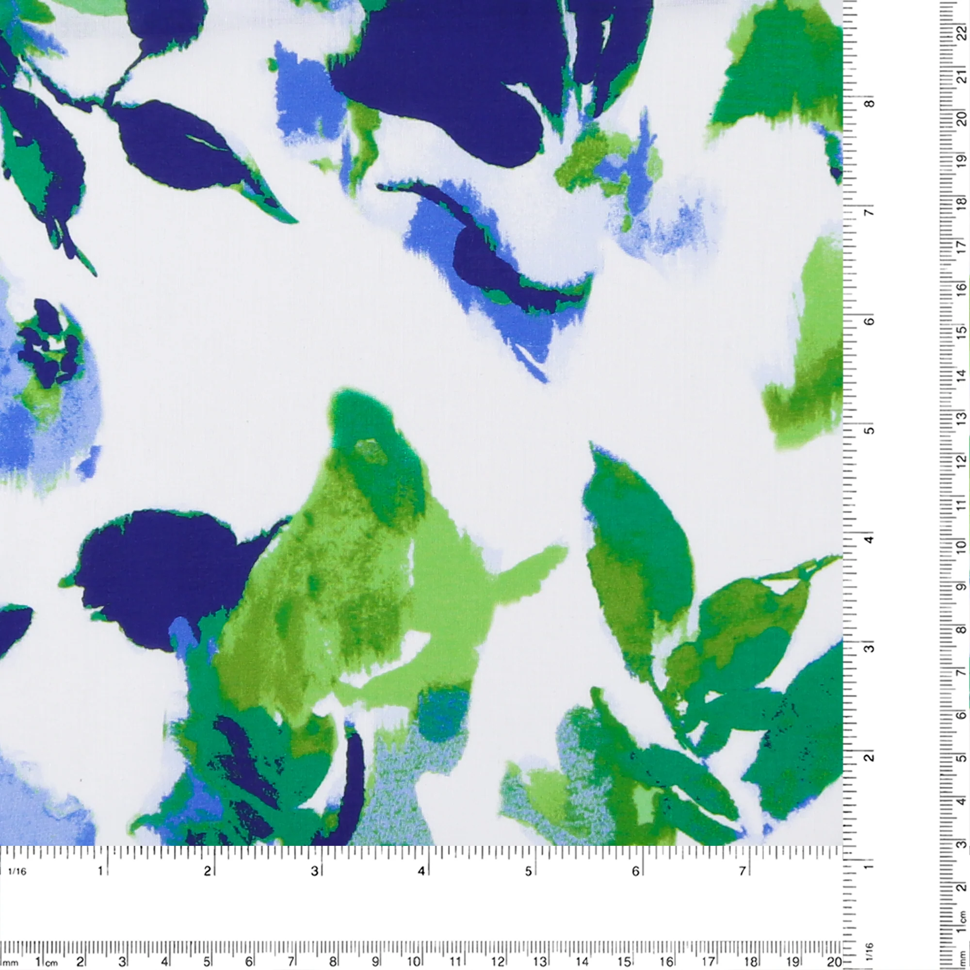 Digital Printed Voile - PASTEL - 008 - Blue - Image 3