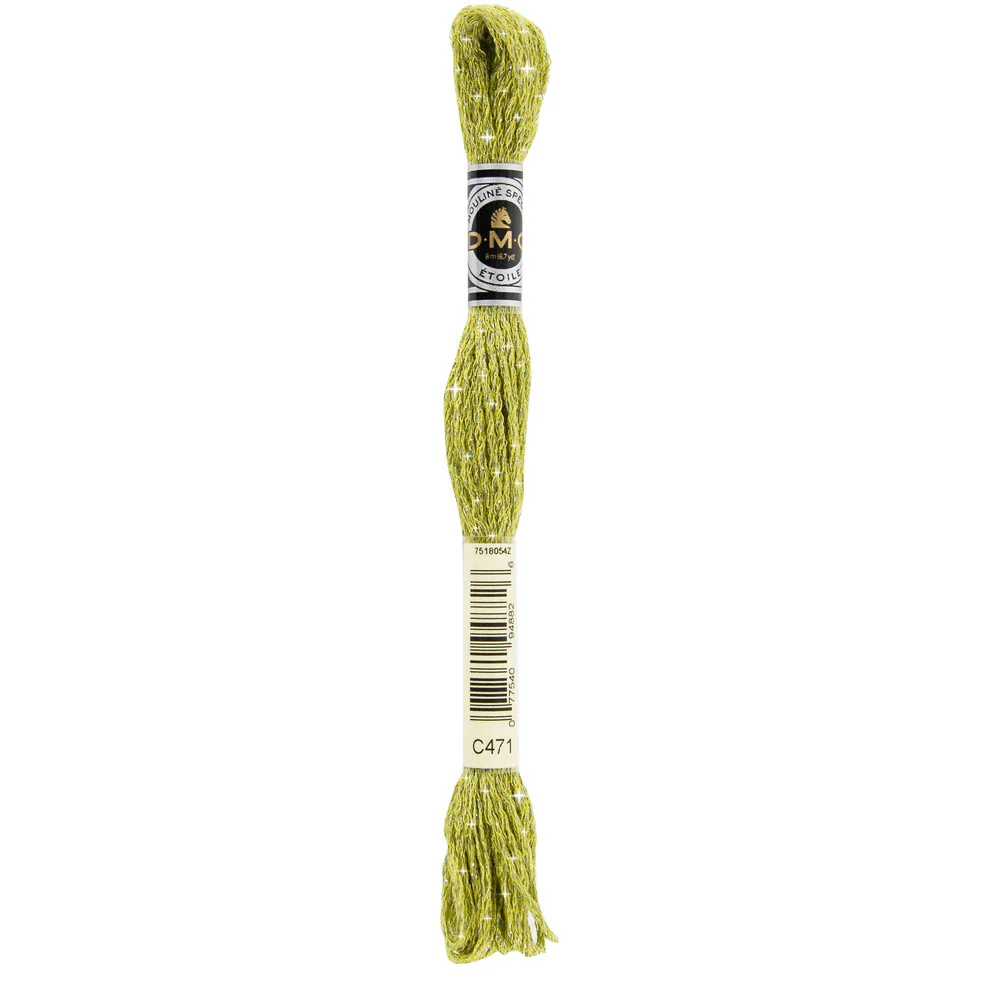 DMC #617 Mouliné Étoile Floss 8m - Very Light Avocado Green