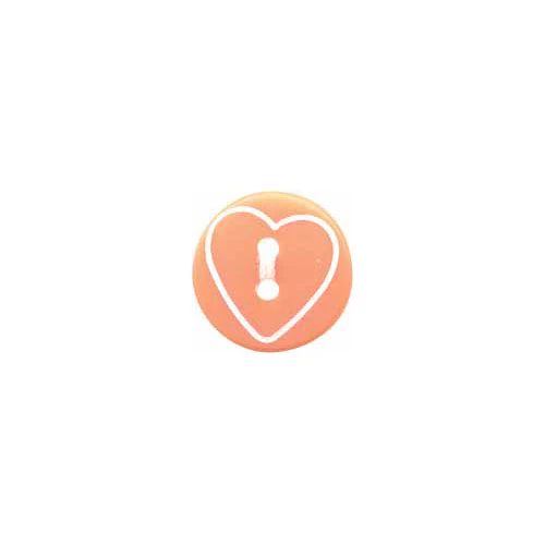 ELAN 2-Hole Novelty Button - Peach - 13mm (½") -4 pcs