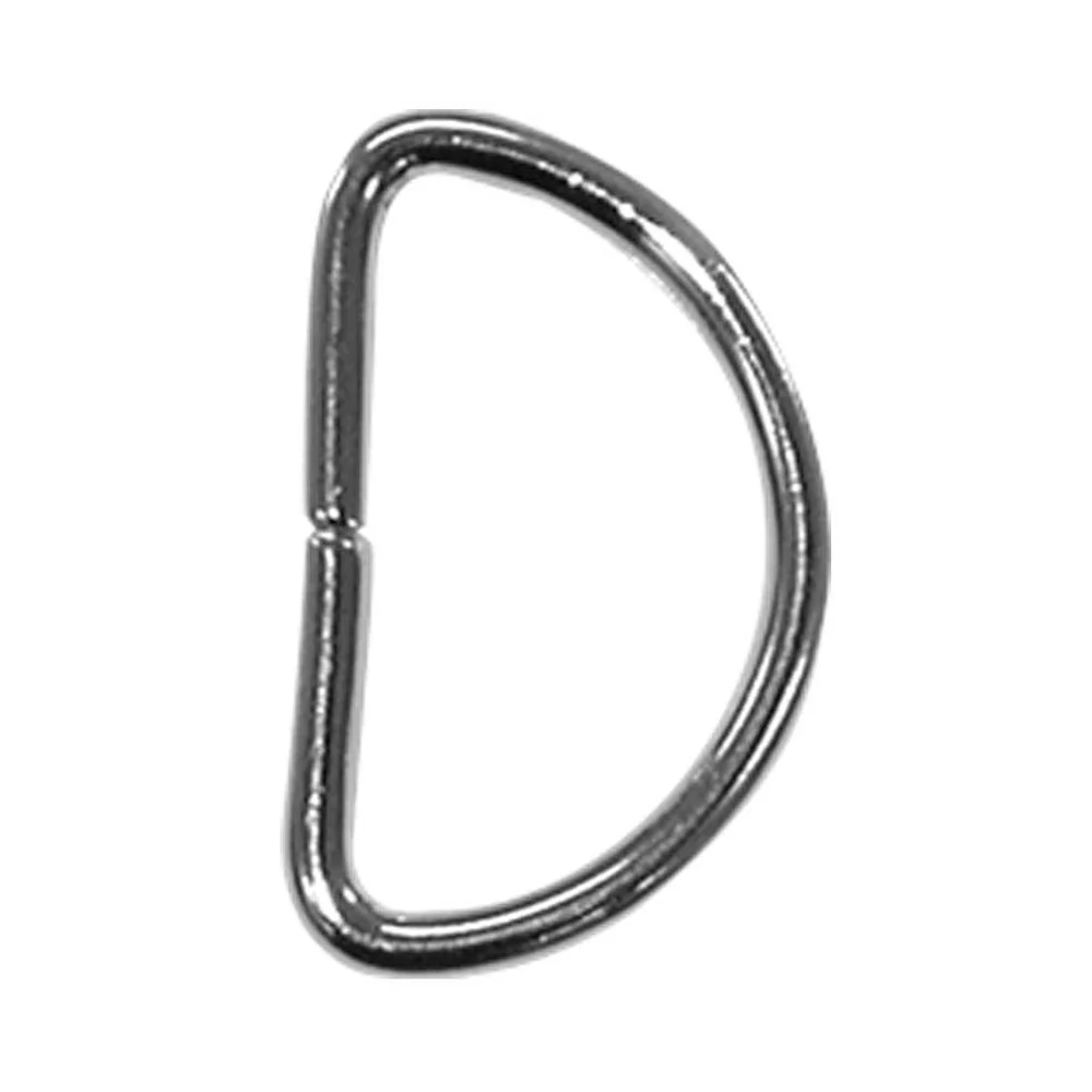 ELAN D-Ring - 20mm (¾") - Silver -2 pcs
