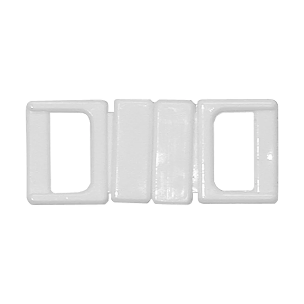 ELAN Nylon Swimsuit Clasp - 10mm (⅜") - White -2 pcs