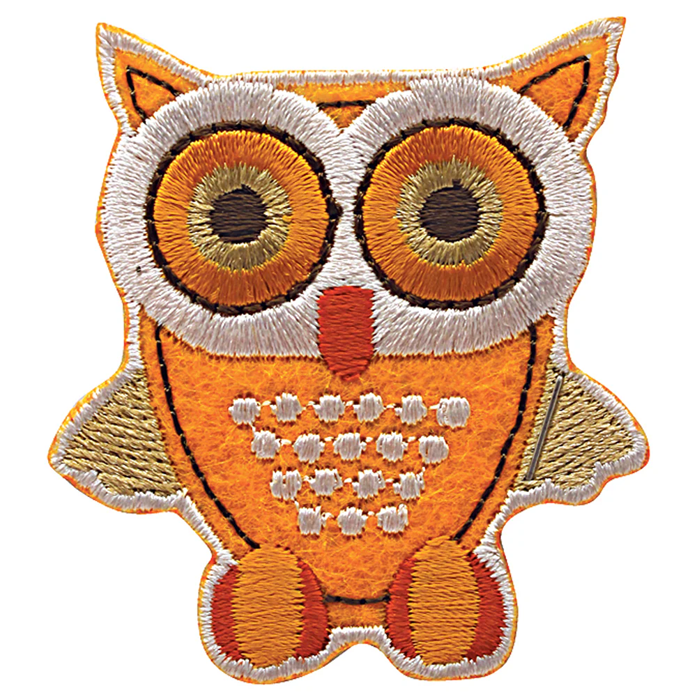 ELAN Motif - Orange Owl - 65mm -1 pcs - Image 2