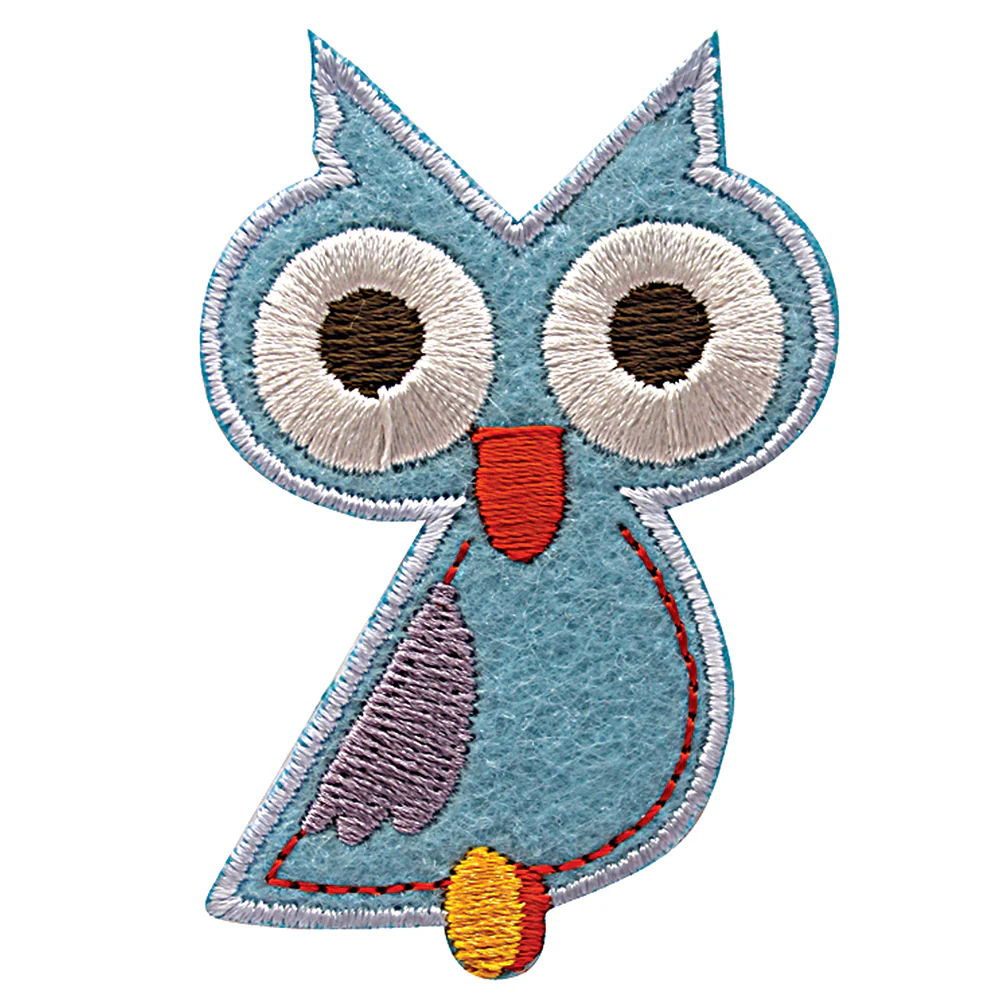ELAN Motif - Turquoise Owl - 55mm -1 pcs - Image 2