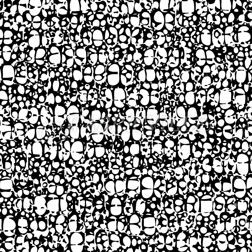 Fluid Monochrome Shapes