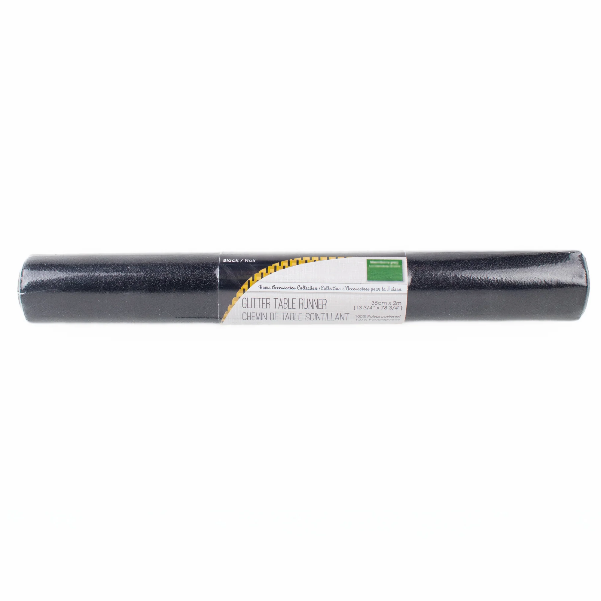 Glitter Table Runner - Black