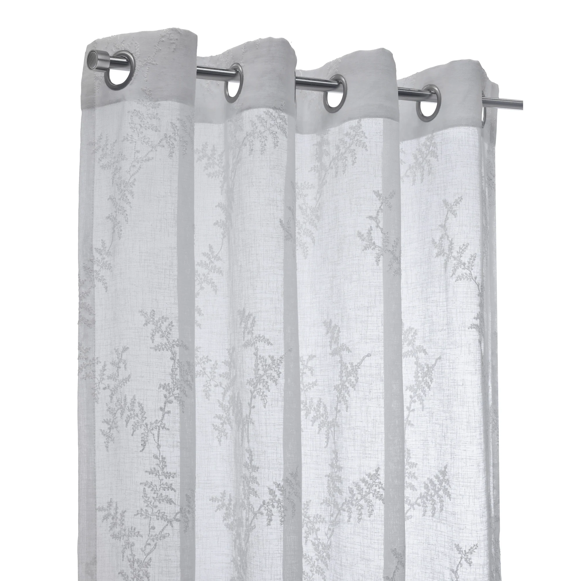 Grommet curtain panel - Annie - White - Image 7