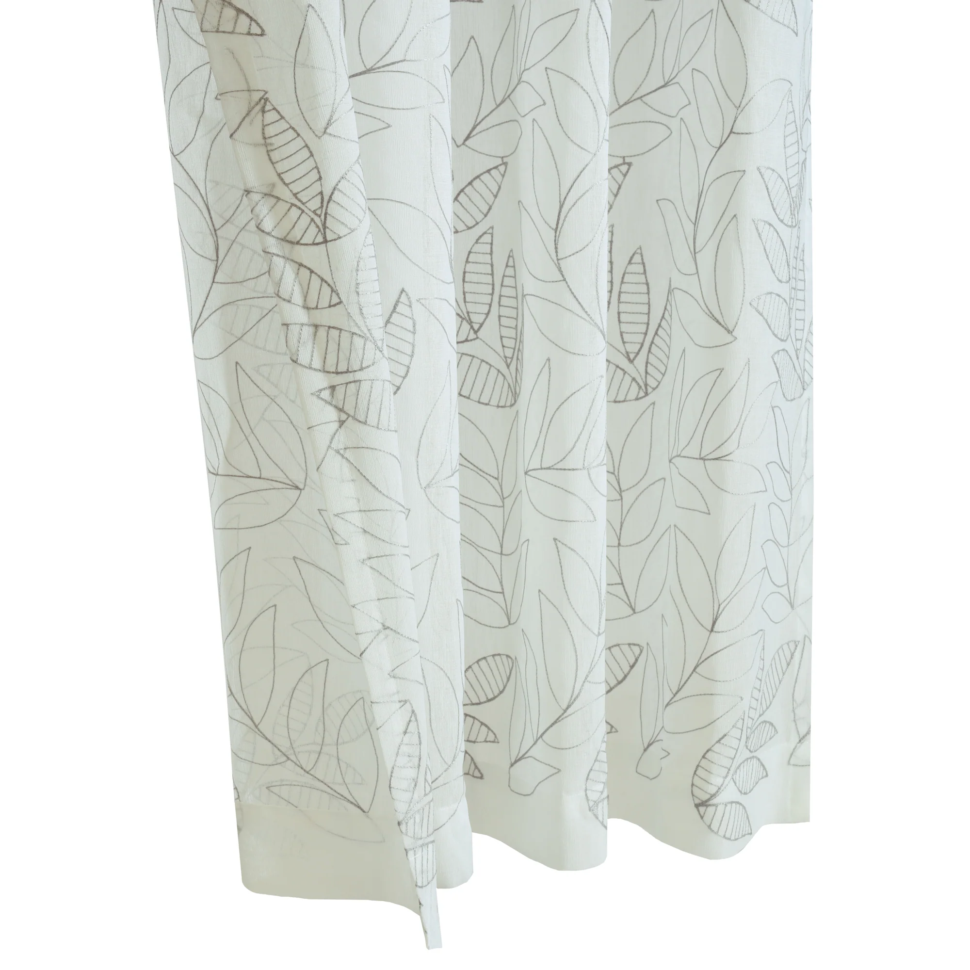Grommet curtain panel - Ivette - Grey - Image 3