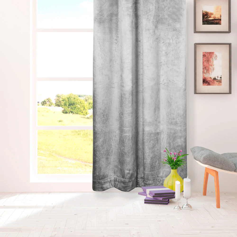 Grommet curtain panel - Luxe - Inox - 52 x 85'' - Image 3