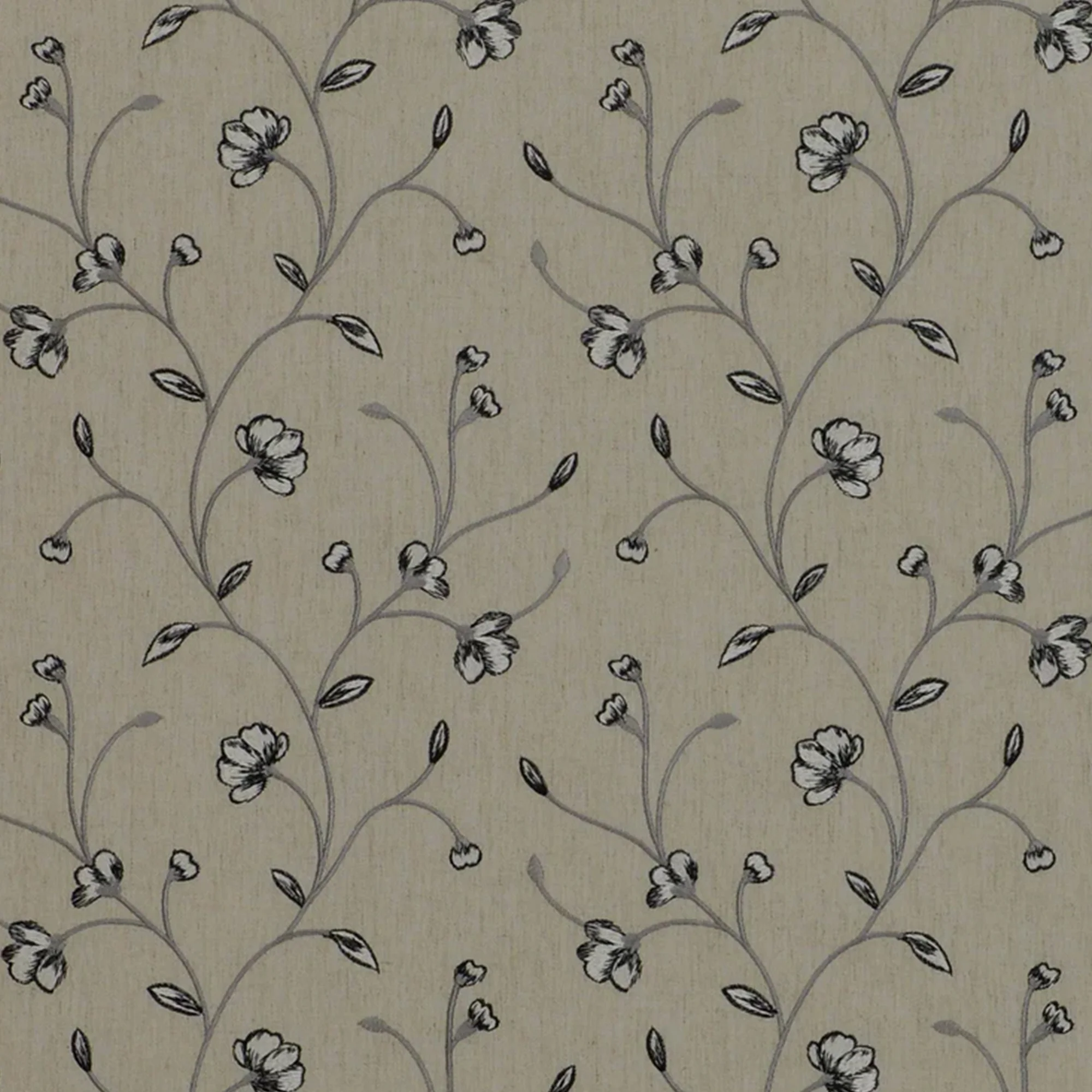 Home Decor Embroidery Fabric - Hawthorne Collection - Chadwick - Black