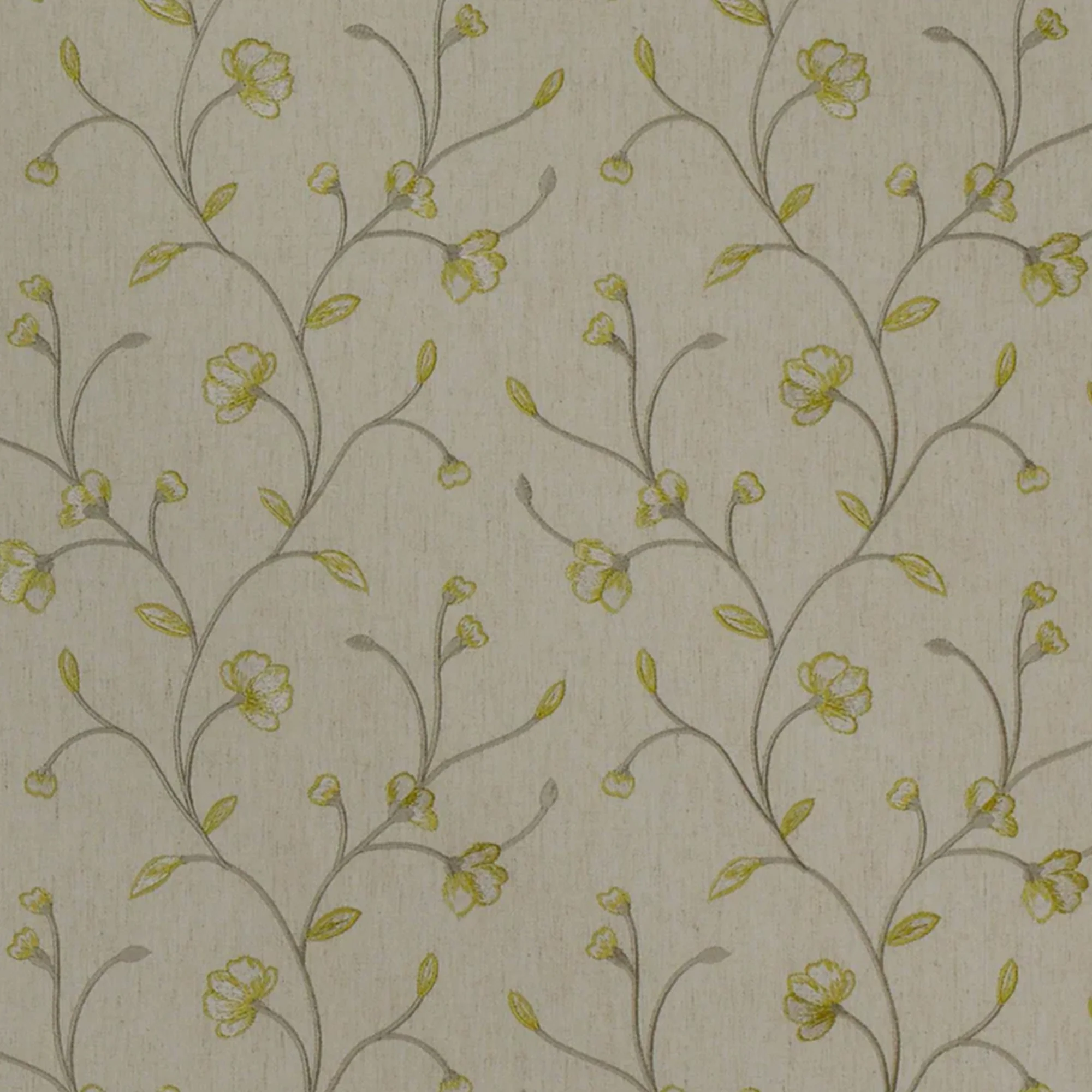 Home Decor Embroidery Fabric - Hawthorne Collection - Chadwick - Mustard