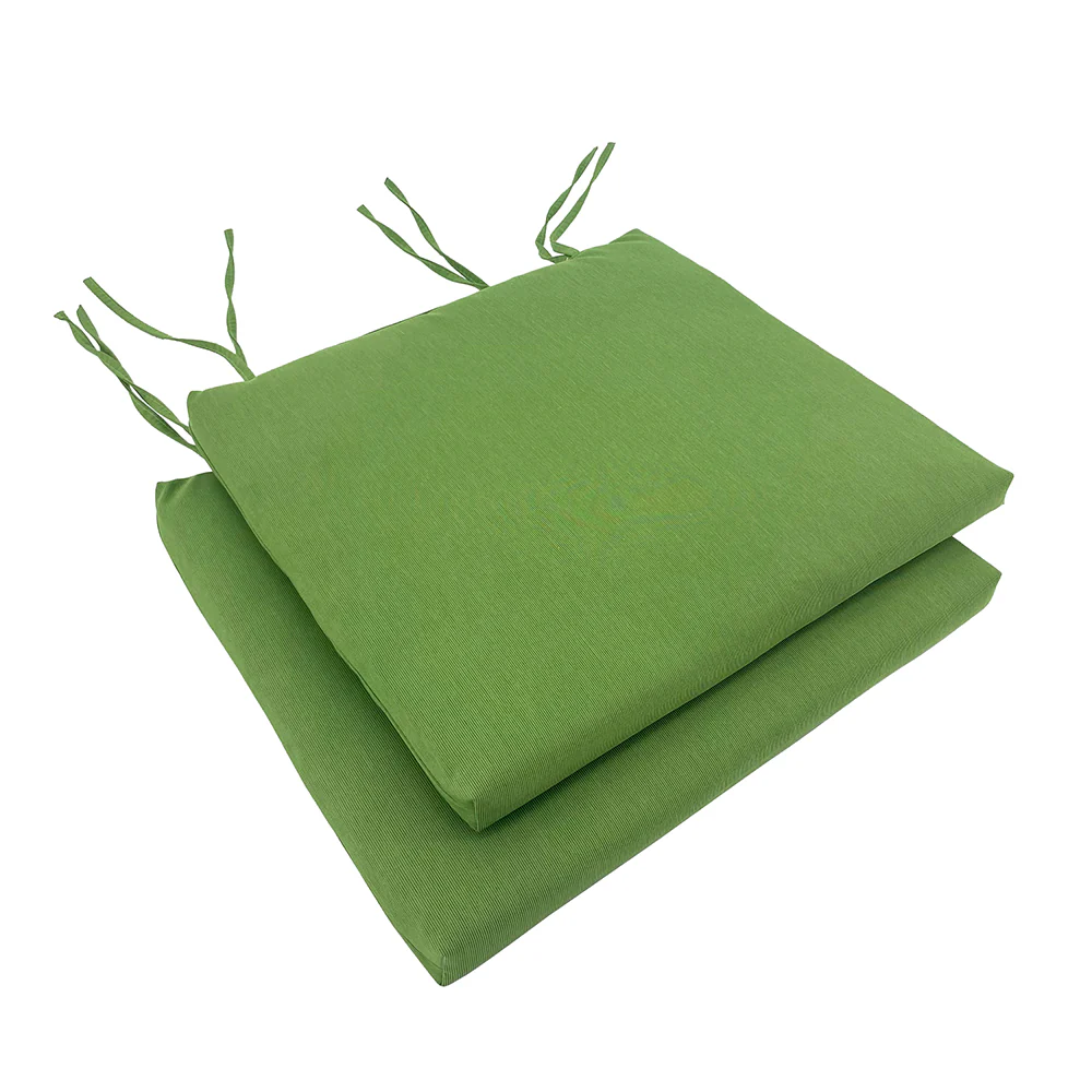 Indoor/Outdoor chair pad cushion - Solid - Leaf - 19 x 18 x 1''