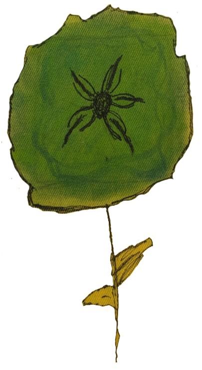 Ink Green Flower Edit2