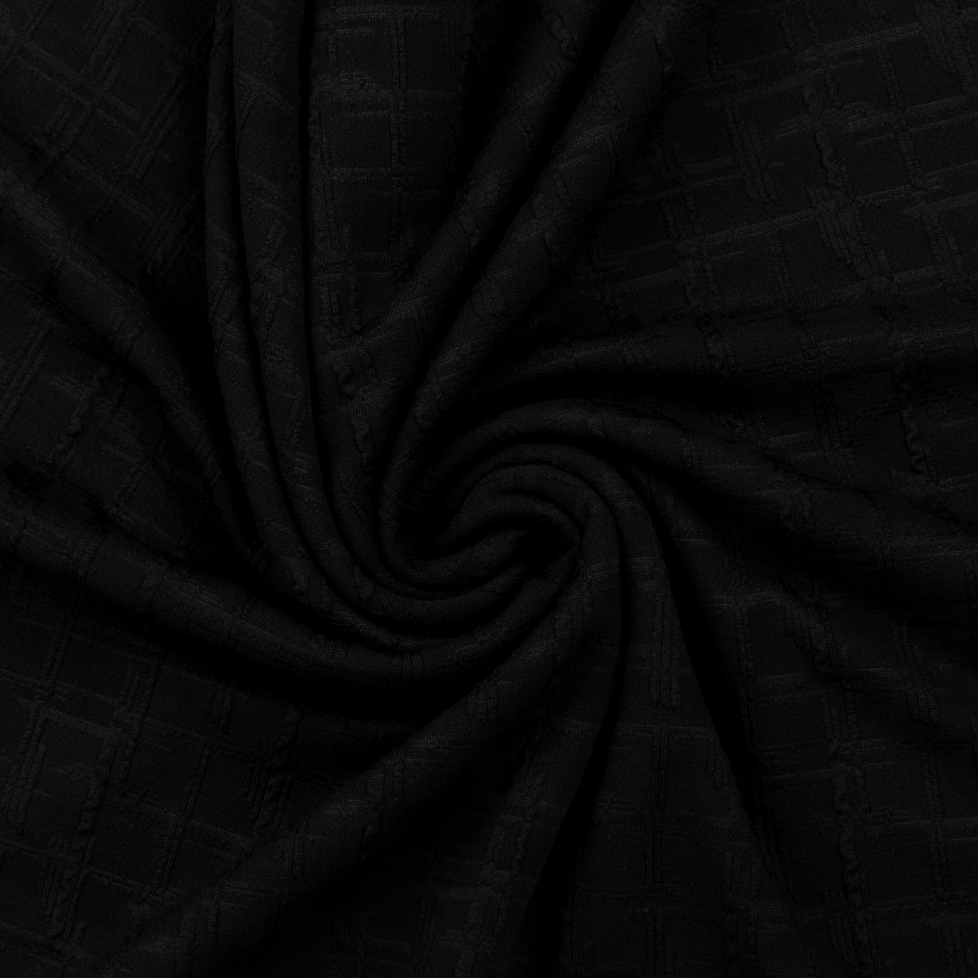 Jacquard Knit - MANCHESTER - 004 - Black - Image 2