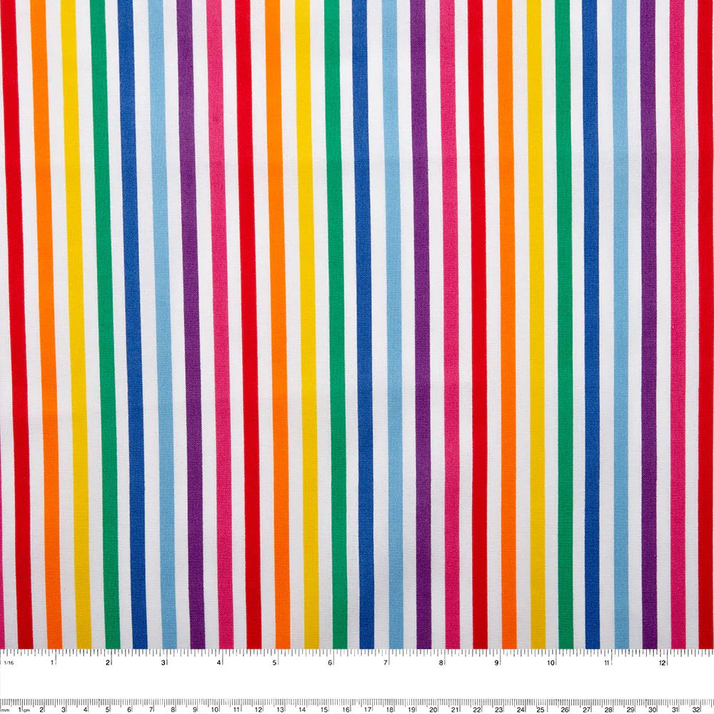 Just Basic 7 - Stripes - White / Multicolor - Image 2