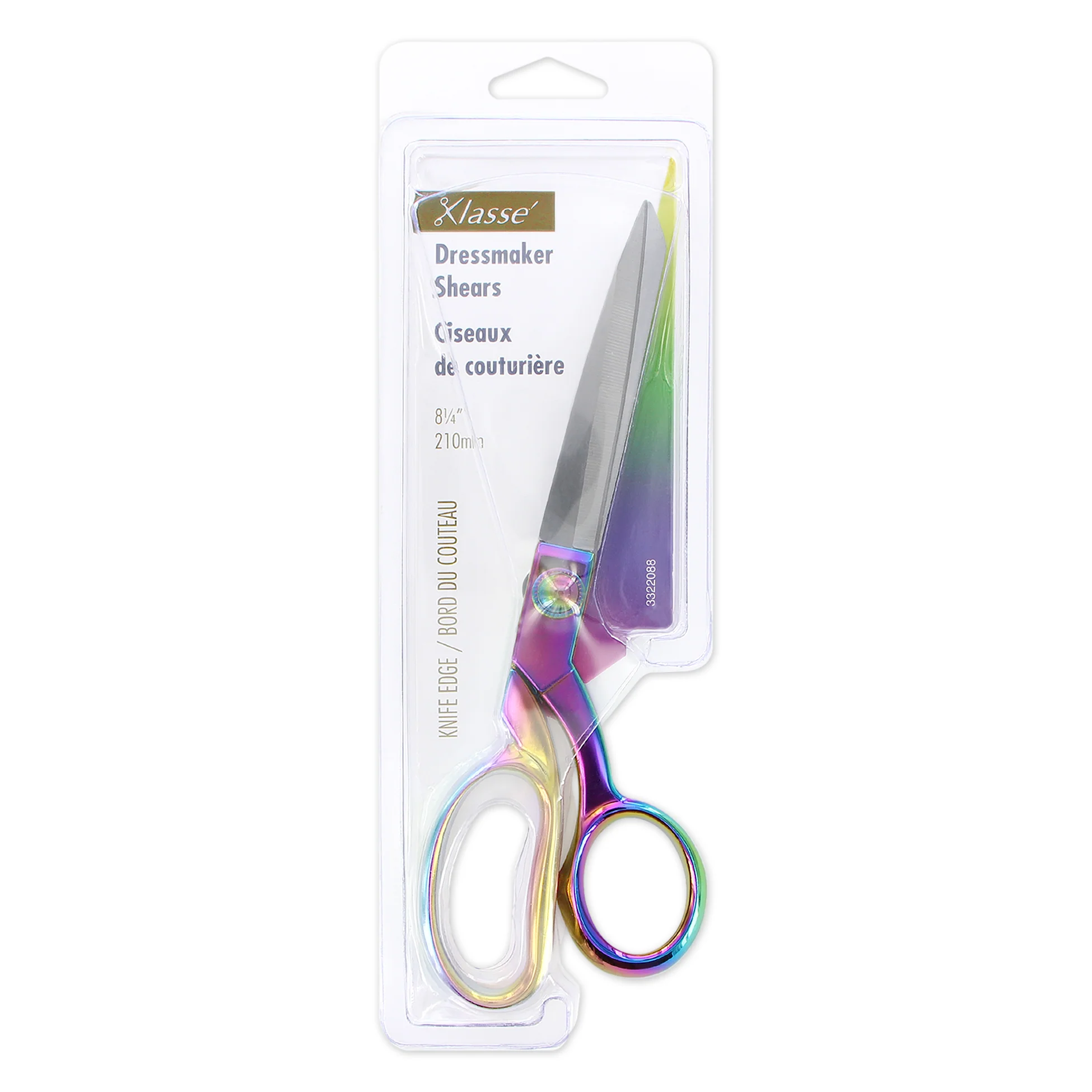 KLASSE´ Rainbow Dressmakers Shears - 21 cm (8¼")