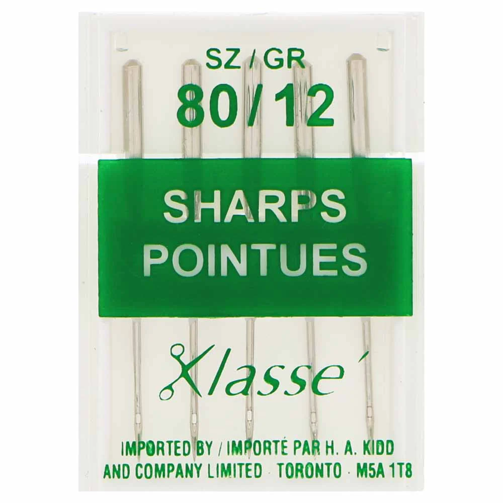 KLASSE´ Sharps Needles Carded - Size 80/12 - 5 count - Image 2
