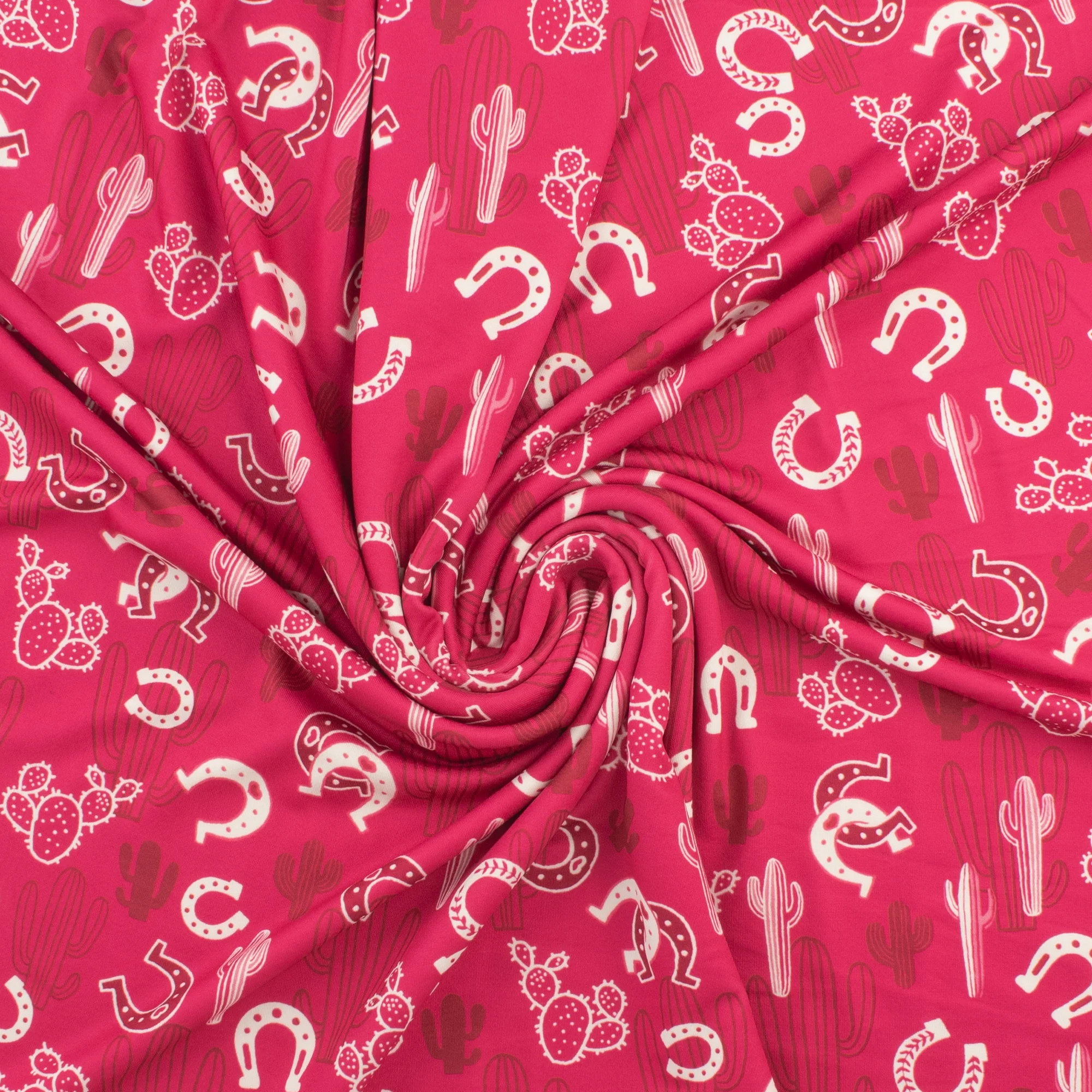 Knit Print - ARIELLE - 005 - Hot Pink - Image 2