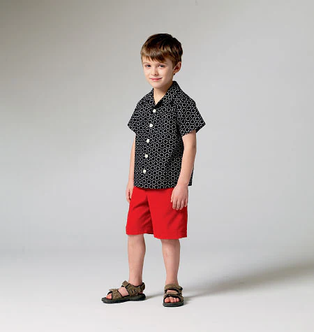 M6972 Men's/Boys' Shirt, Shorts and Pants (size: SML-MED-LRG-XLG) - Image 2