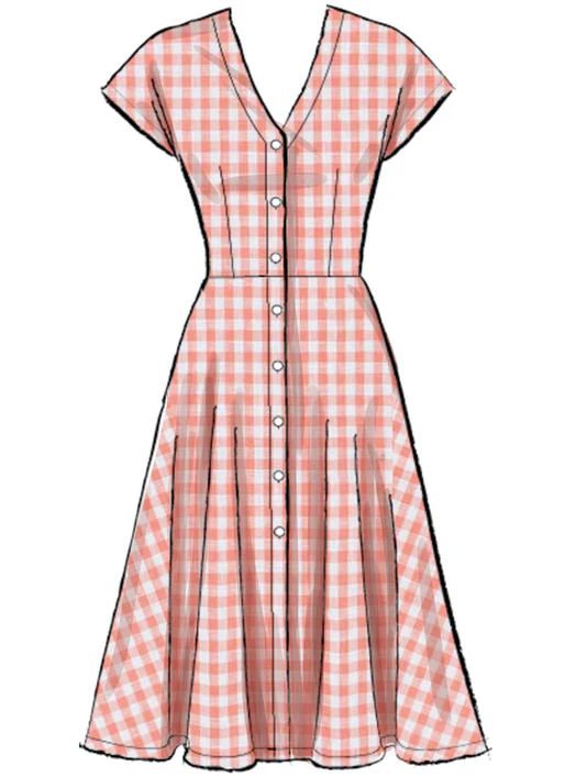 M7920 Misses'/Miss Petite Dresses and Belt (size: 14-16-18-20-22) - Image 6