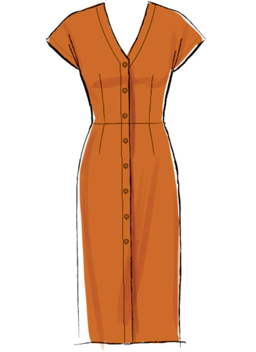 M7920 Misses'/Miss Petite Dresses and Belt (size: 14-16-18-20-22) - Image 7