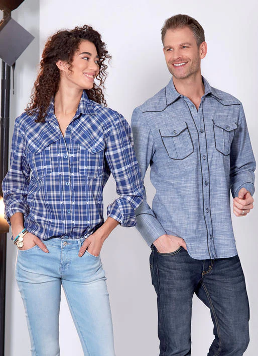 M7980 Misses' and Men's Shirts (size: XL-XXL-XXXL) - Image 3