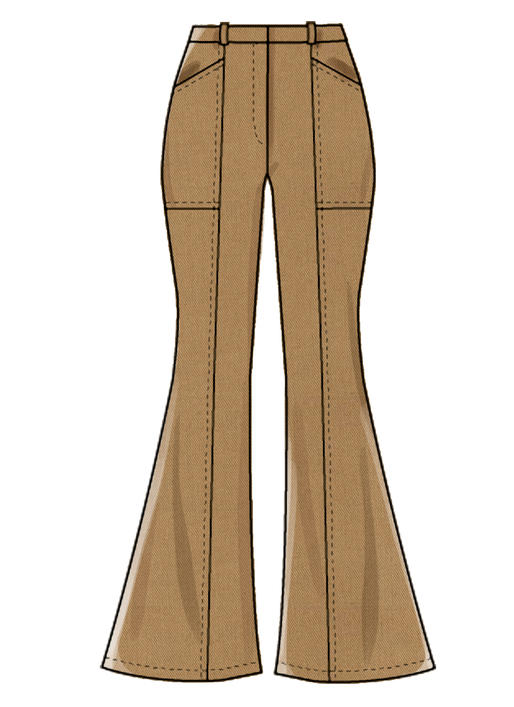 M8007 Misses' Pants (size: 14-16-18-20-22) - Image 6