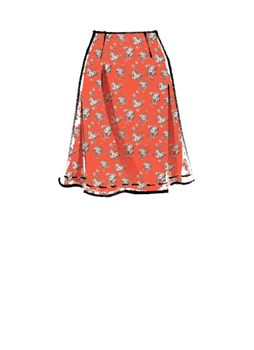 M8068 #JillMcCalls - Misses' Skirts in Three Lengths (size: L-XL-XXL) - Image 3