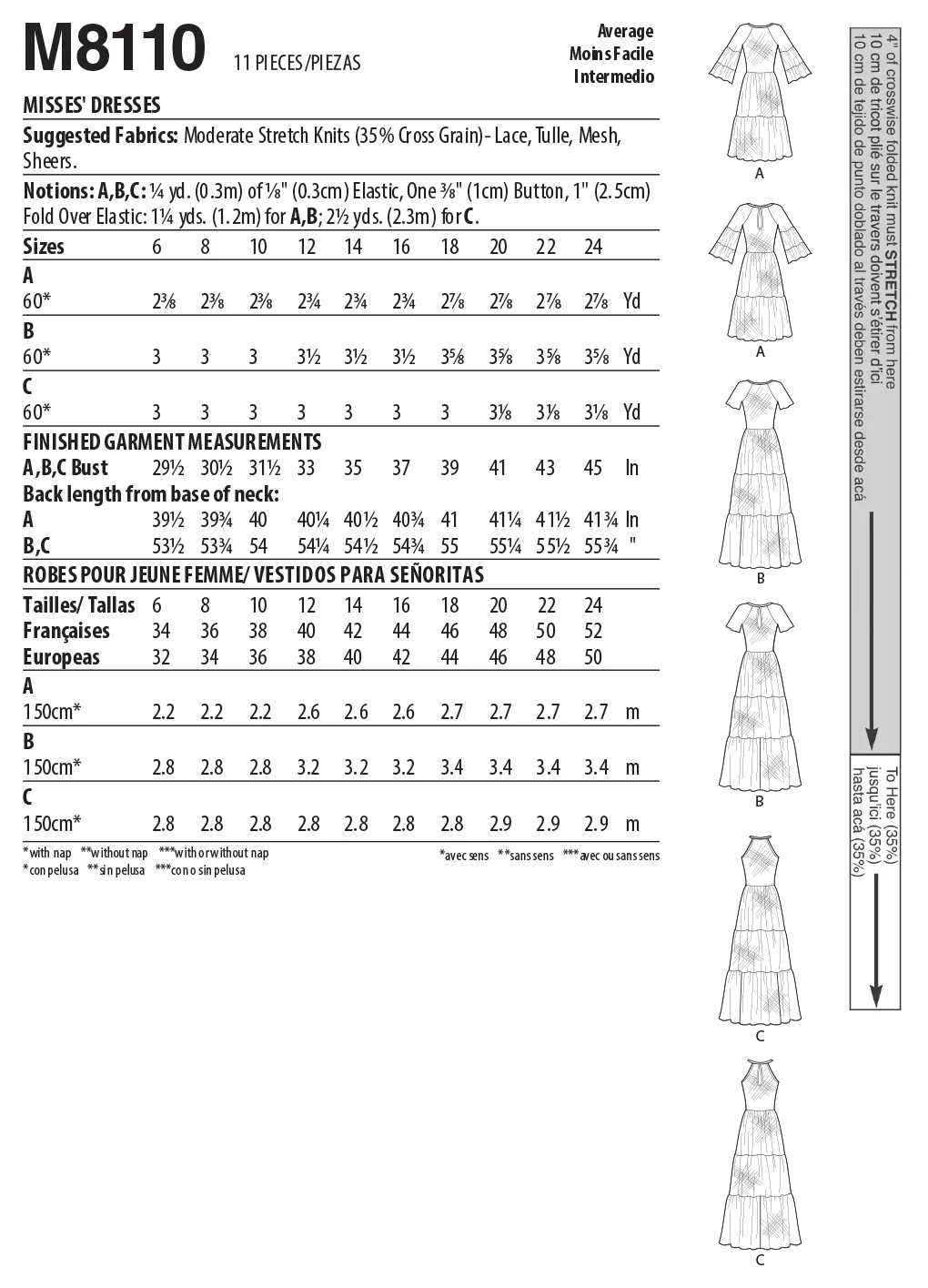 M8110 #JourneeMcCalls - Misses' Dresses (size: 16-18-20-22-24) - Image 7