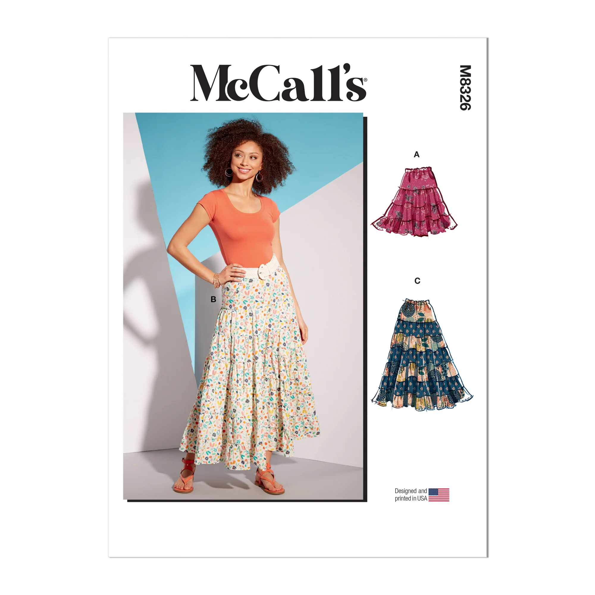 M8326 Misses' Skirts (L-XL-XXL)
