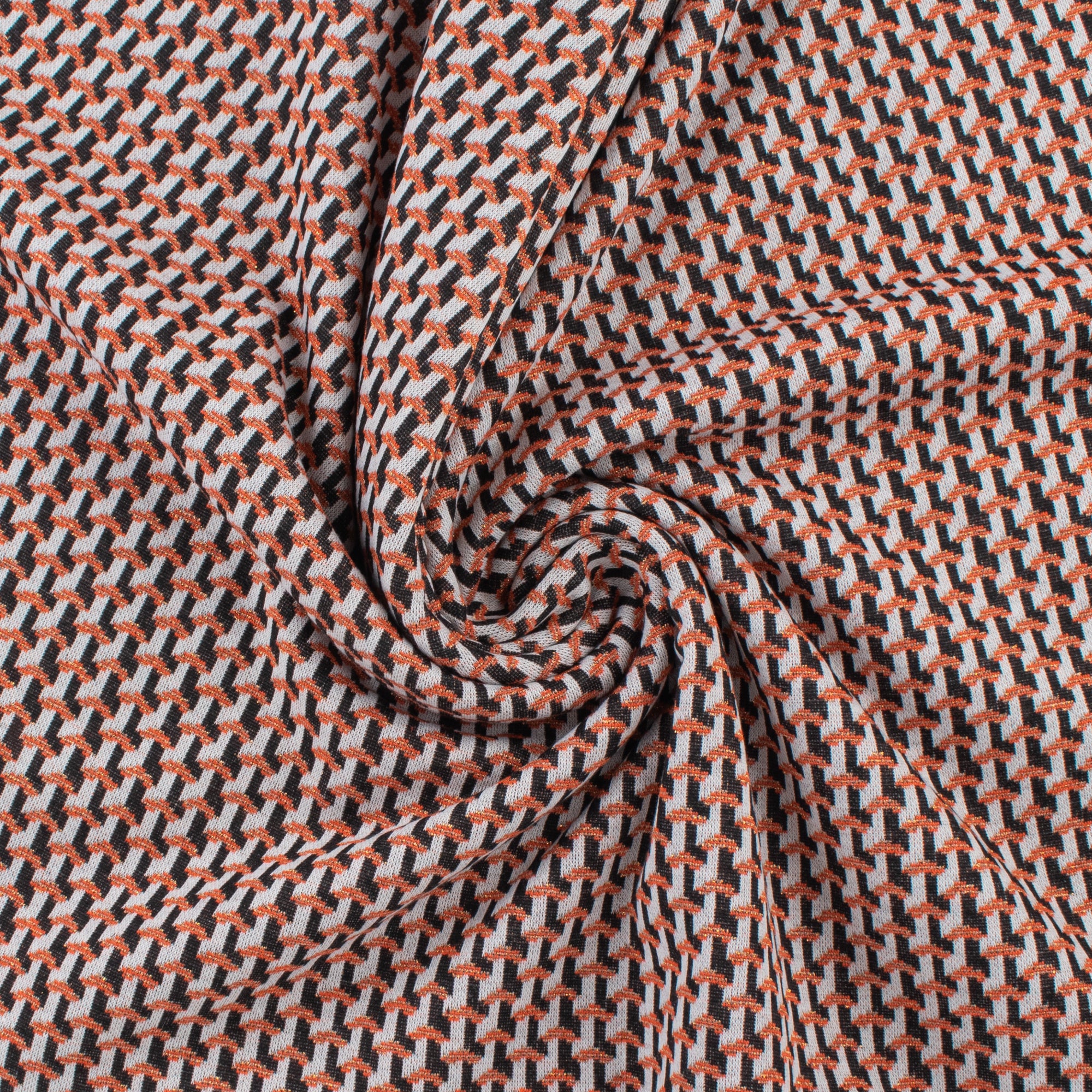 Metallic Knit - NOVARA - 004 - Orange - Image 2