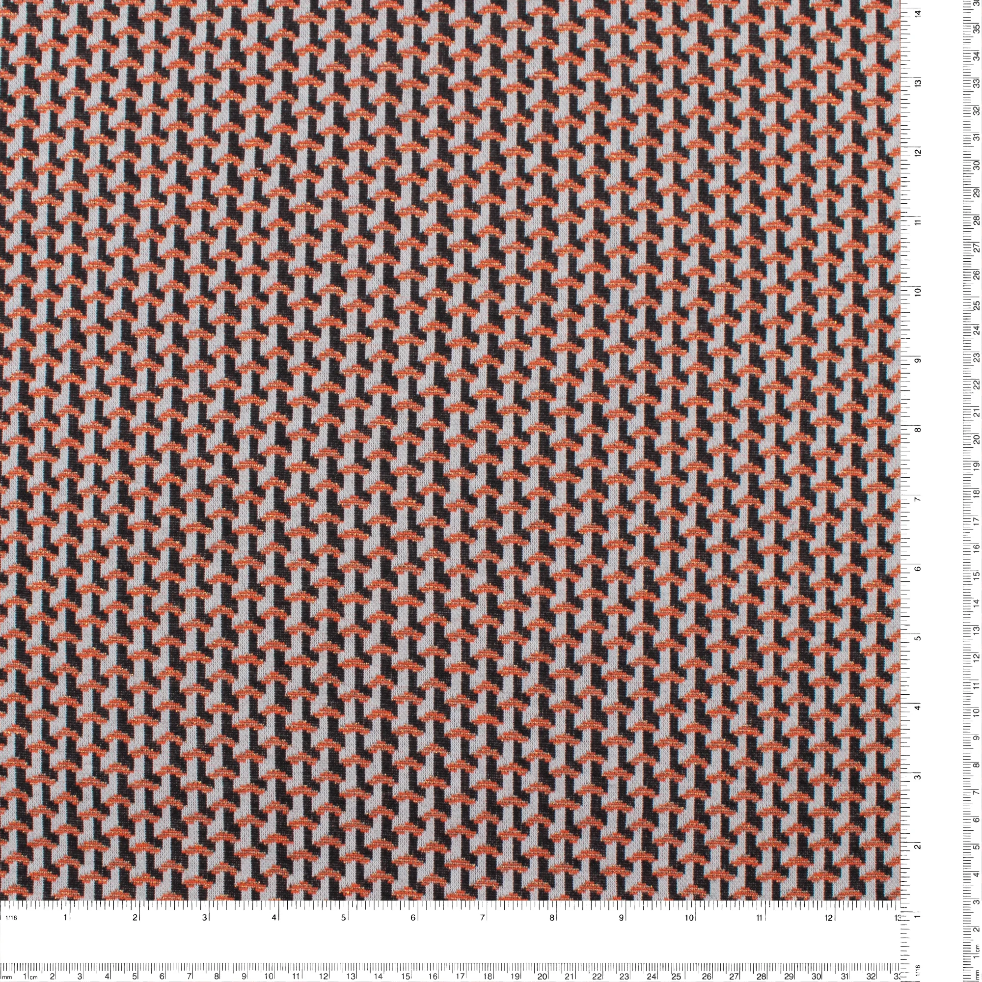 Metallic Knit - NOVARA - 004 - Orange - Image 3