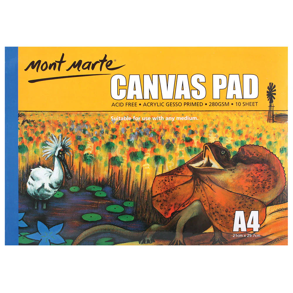 MONT MARTE Canvas Pad 10 Sheet - A4