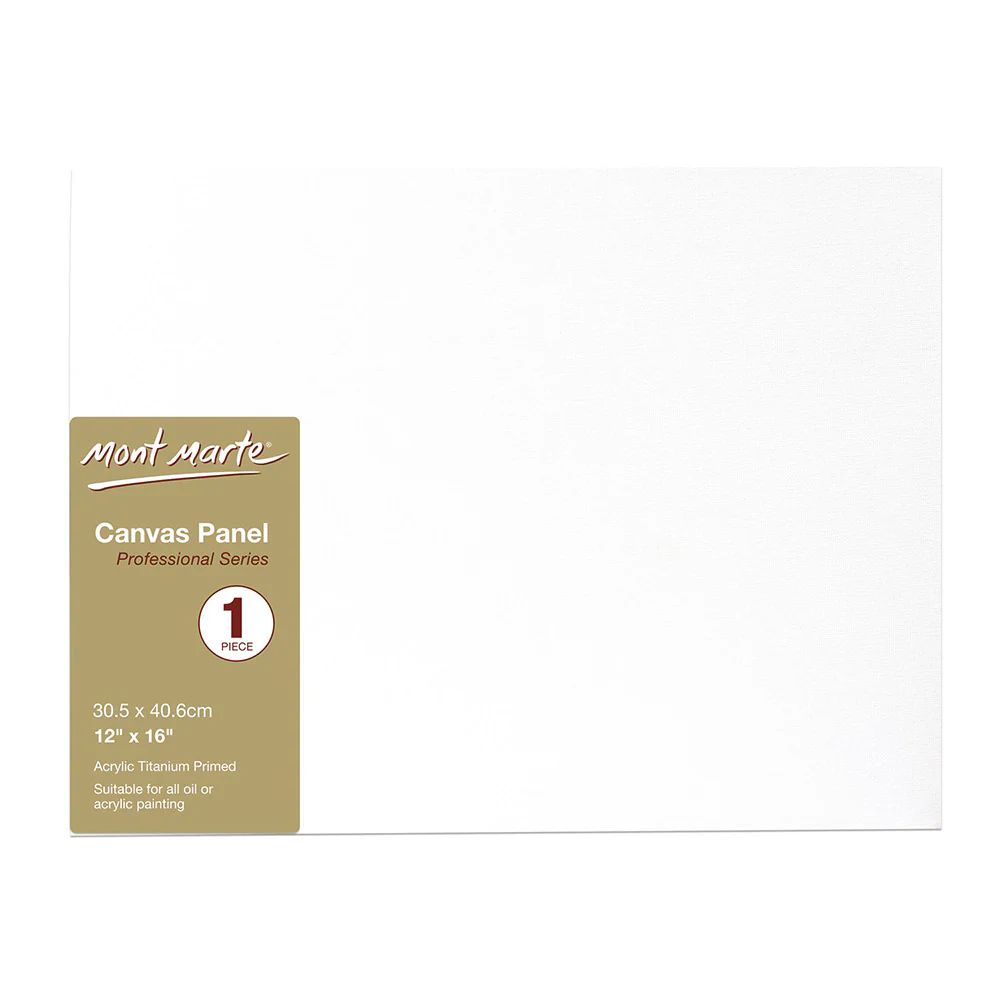 MONT MARTE Canvas Panel 12" x 16" (30.5 x 40.6cm) - 1pc