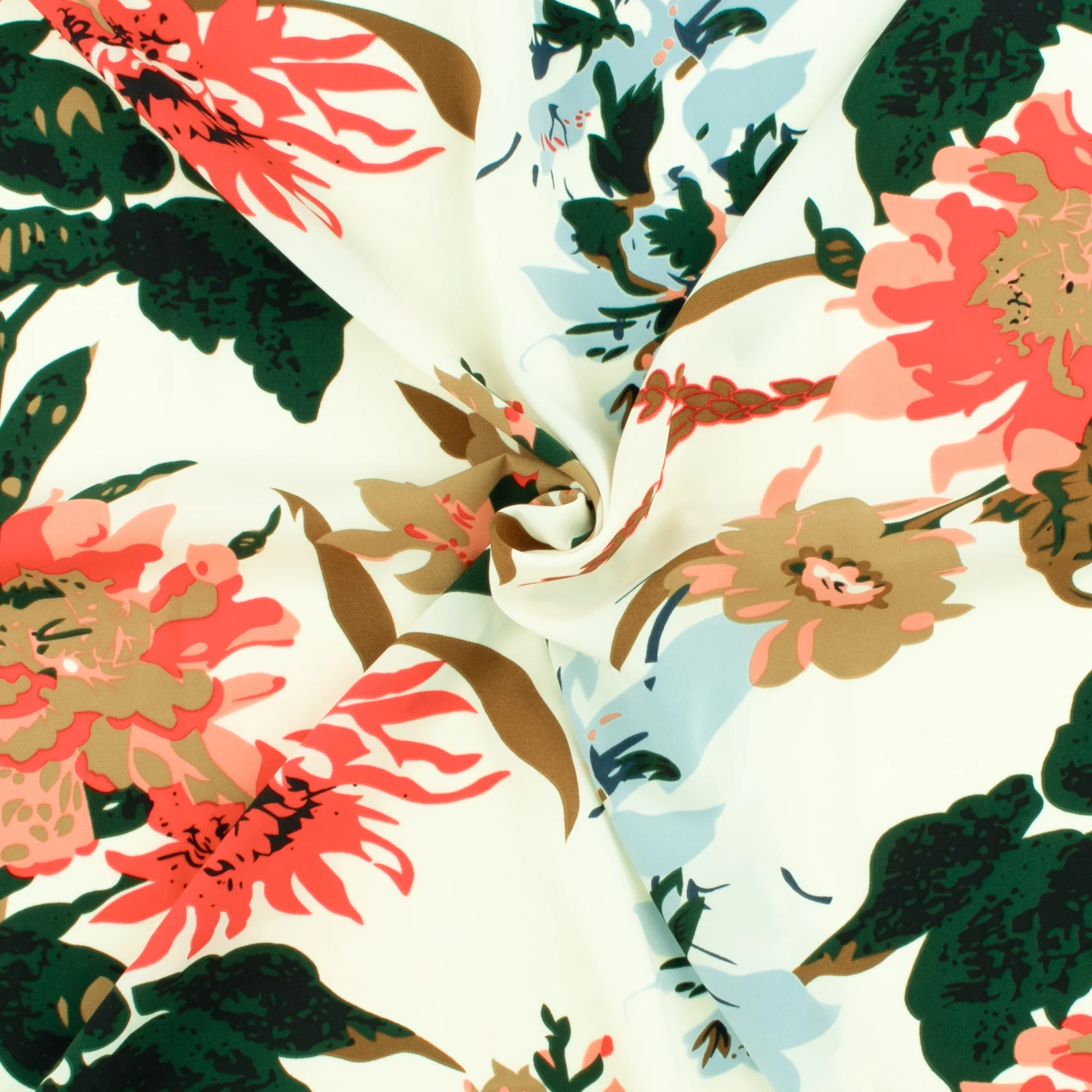 Novelty Polyester Print - 320 - Red - Image 2