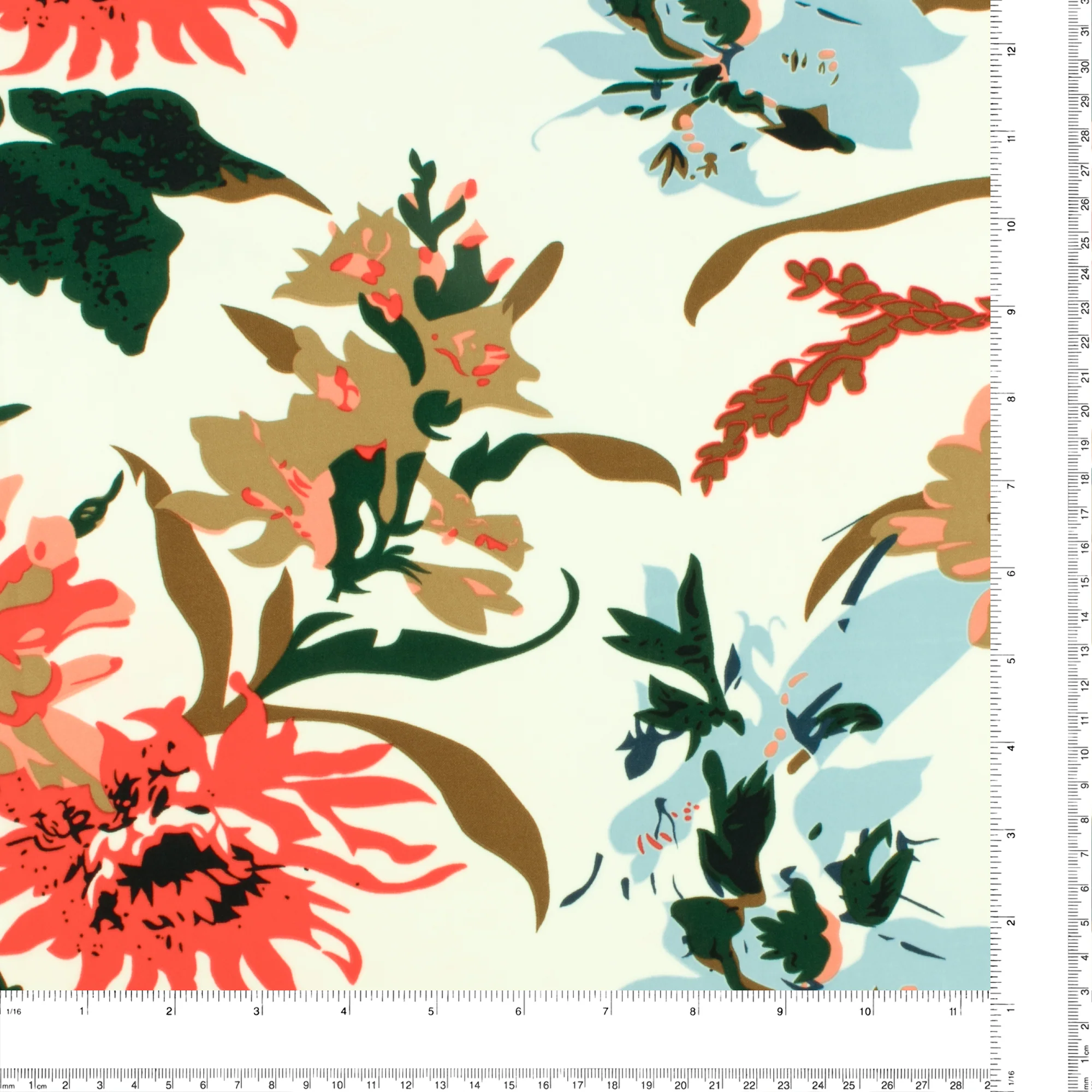 Novelty Polyester Print - 320 - Red - Image 3