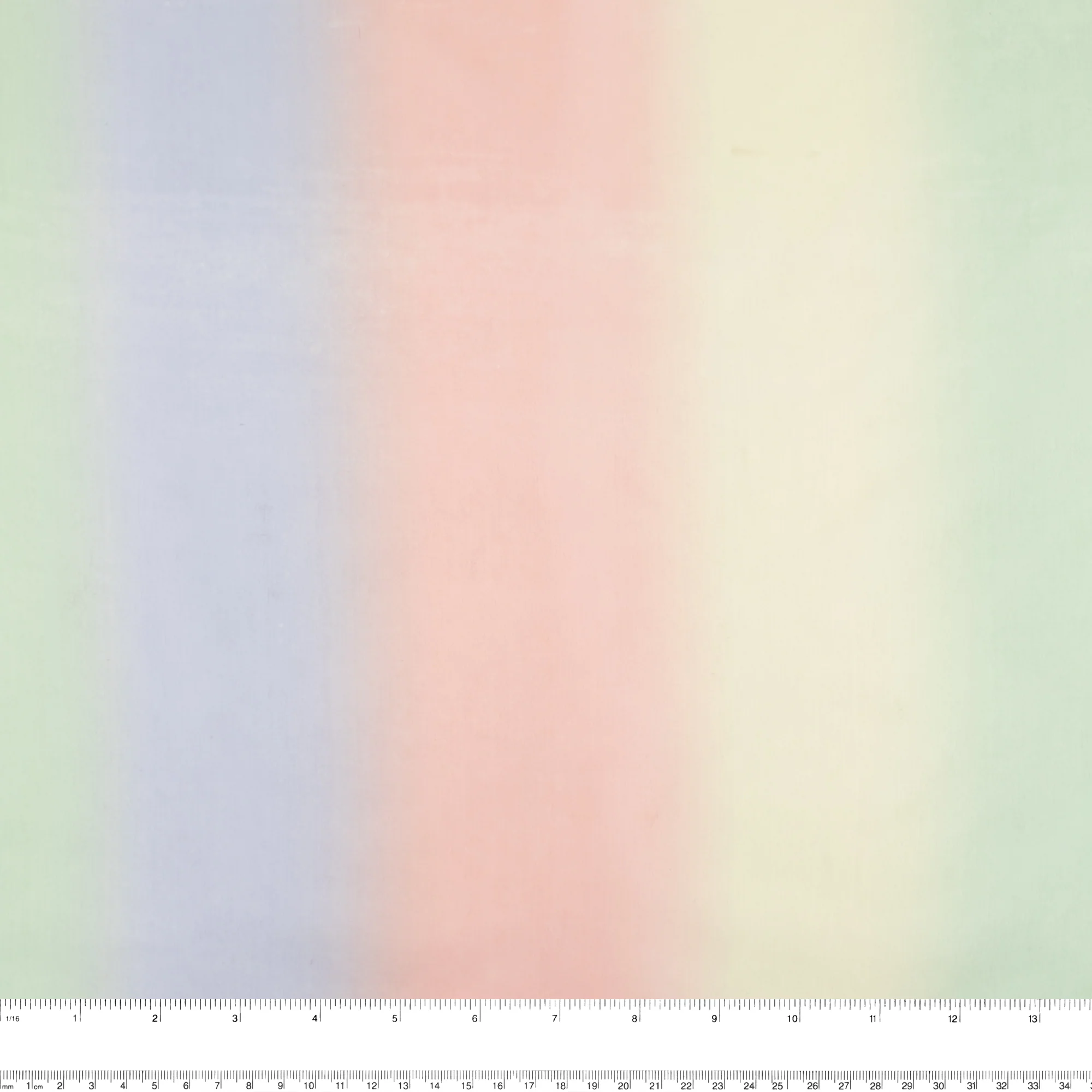 Organza Rainbow Stripe - Red - Image 2