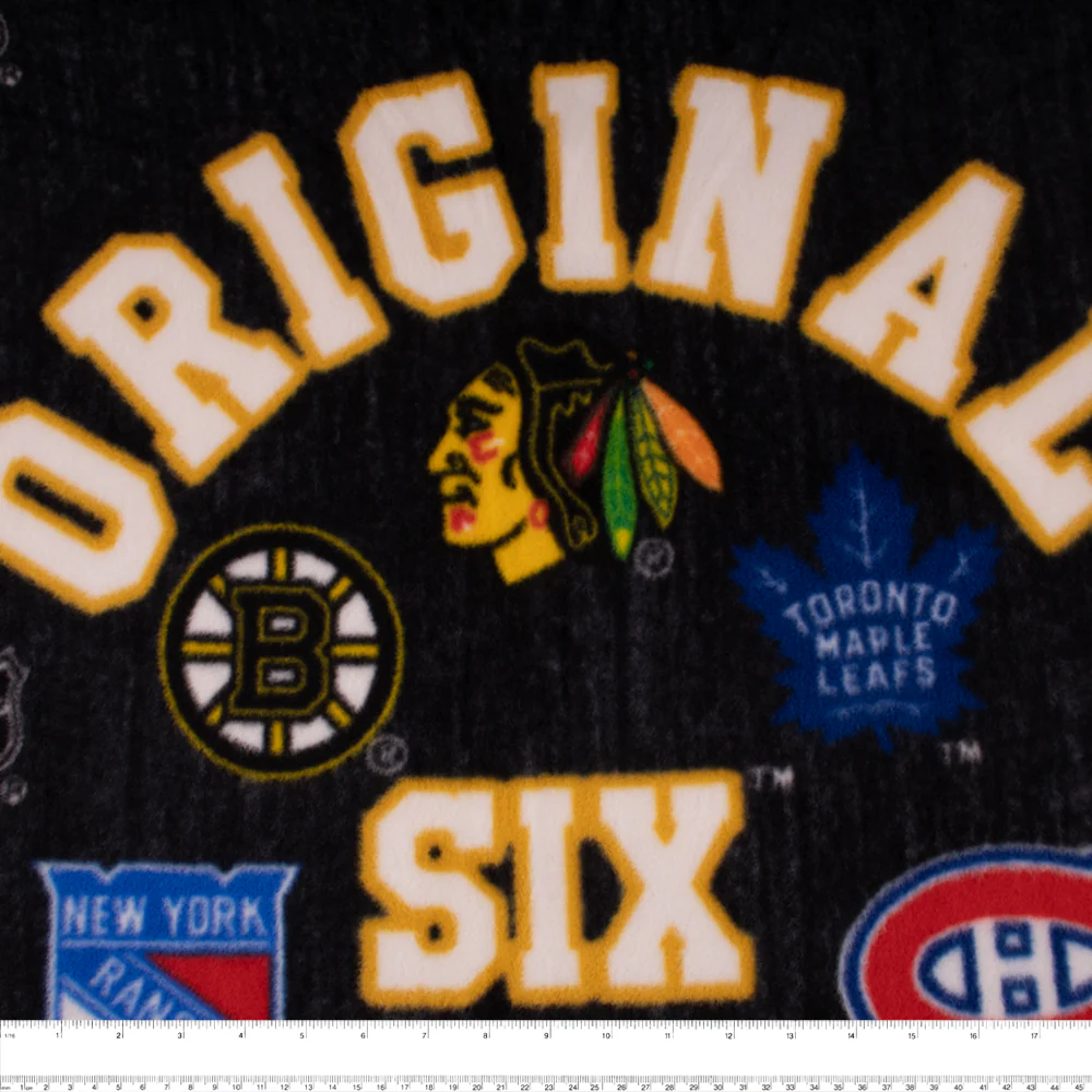 Original six - NHL Fleece Print - Logo - Image 3