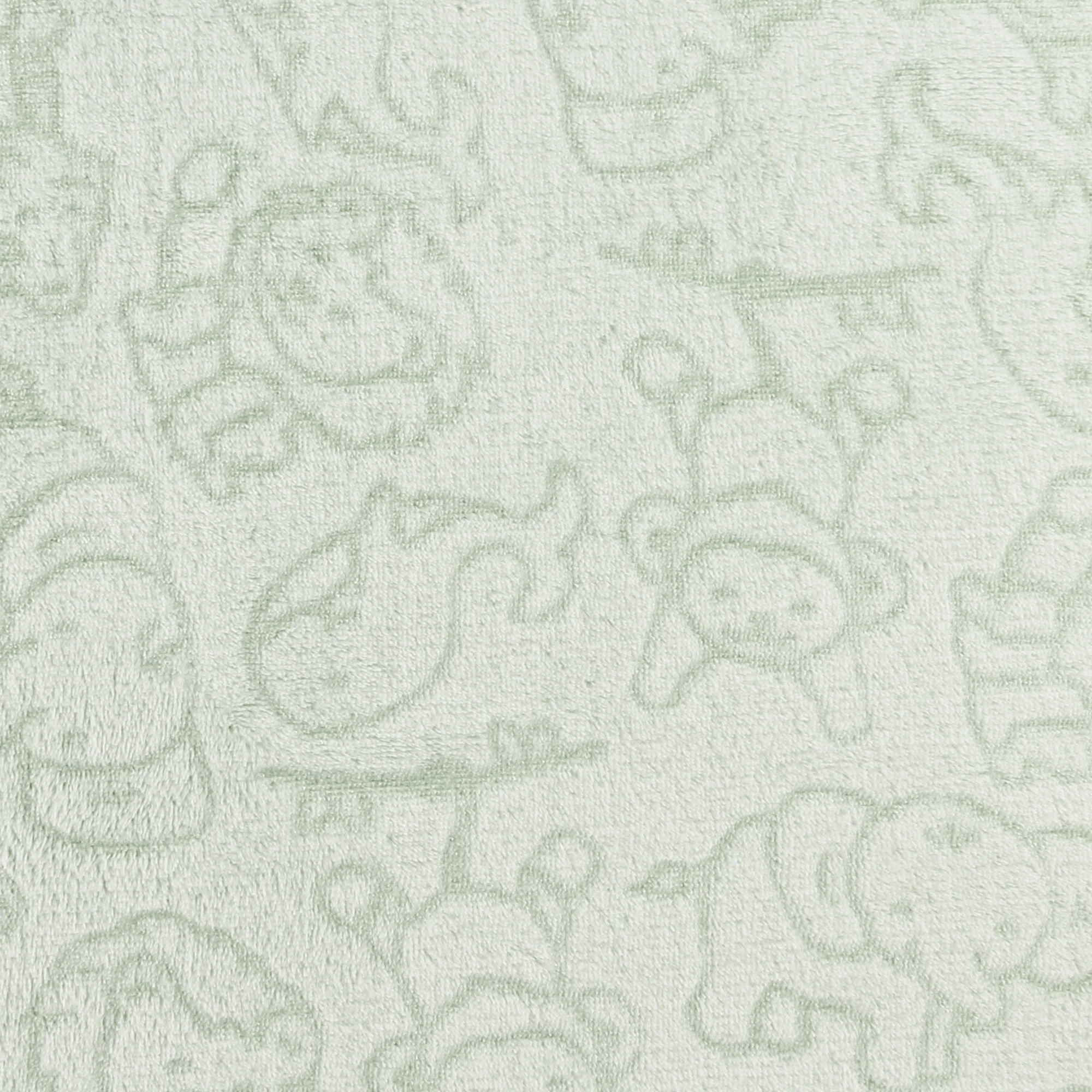 Printed Burnout Chenille - HONEY BUNNY - 010 - Sage