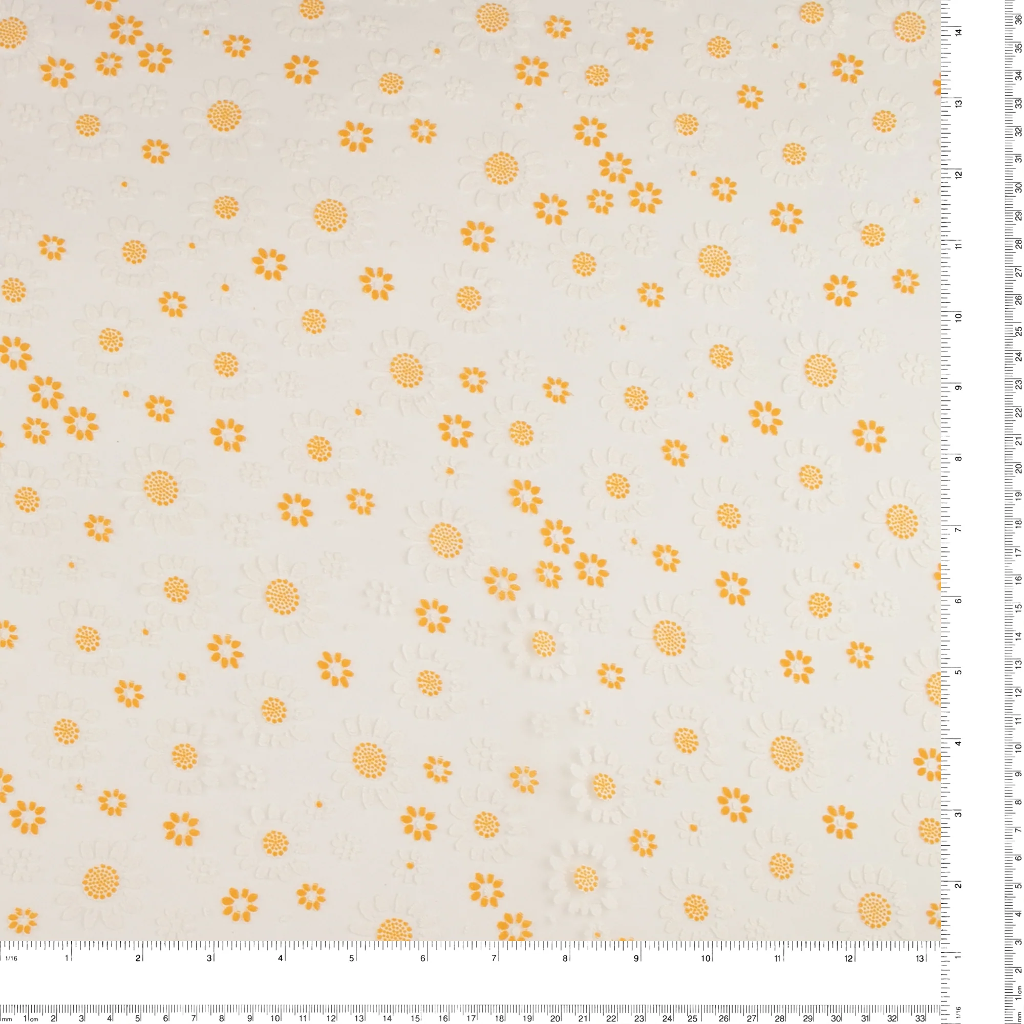 Printed Burnout Organza - JACQUELINE - Daisy - Image 3