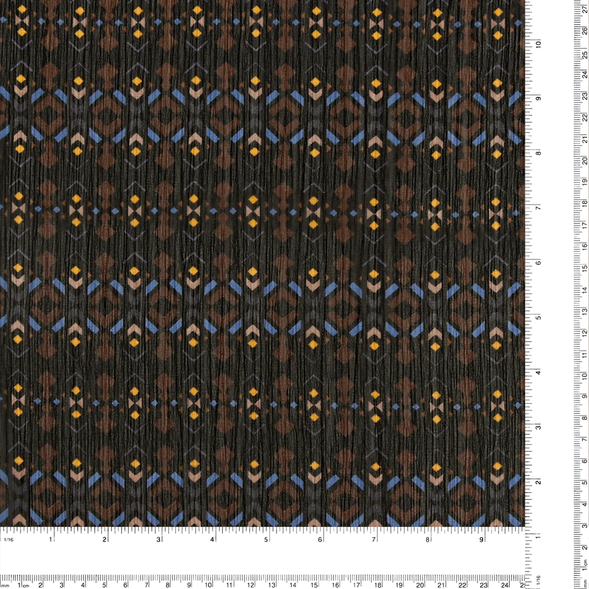 Printed Chiffon - ROTTERDAM - 001 - Black - Image 3