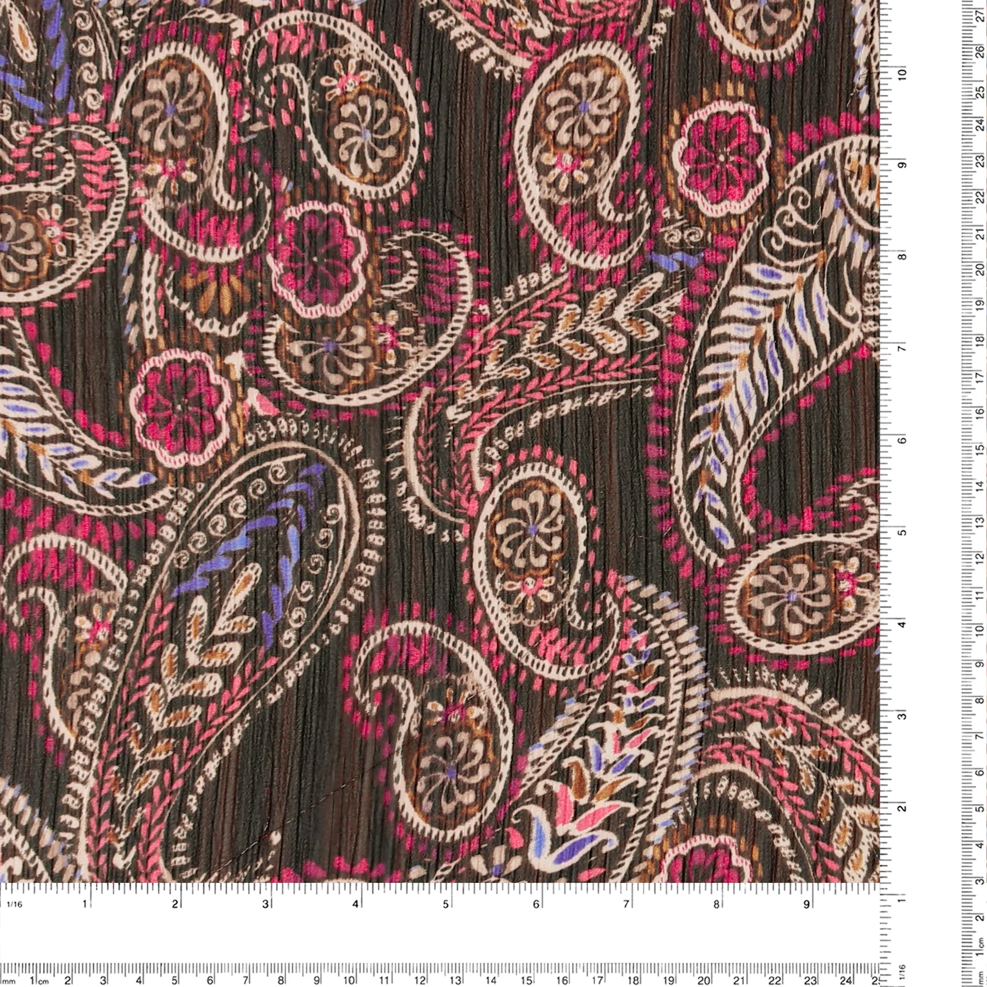 Printed Chiffon - ROTTERDAM - 004 - Brown - Image 3