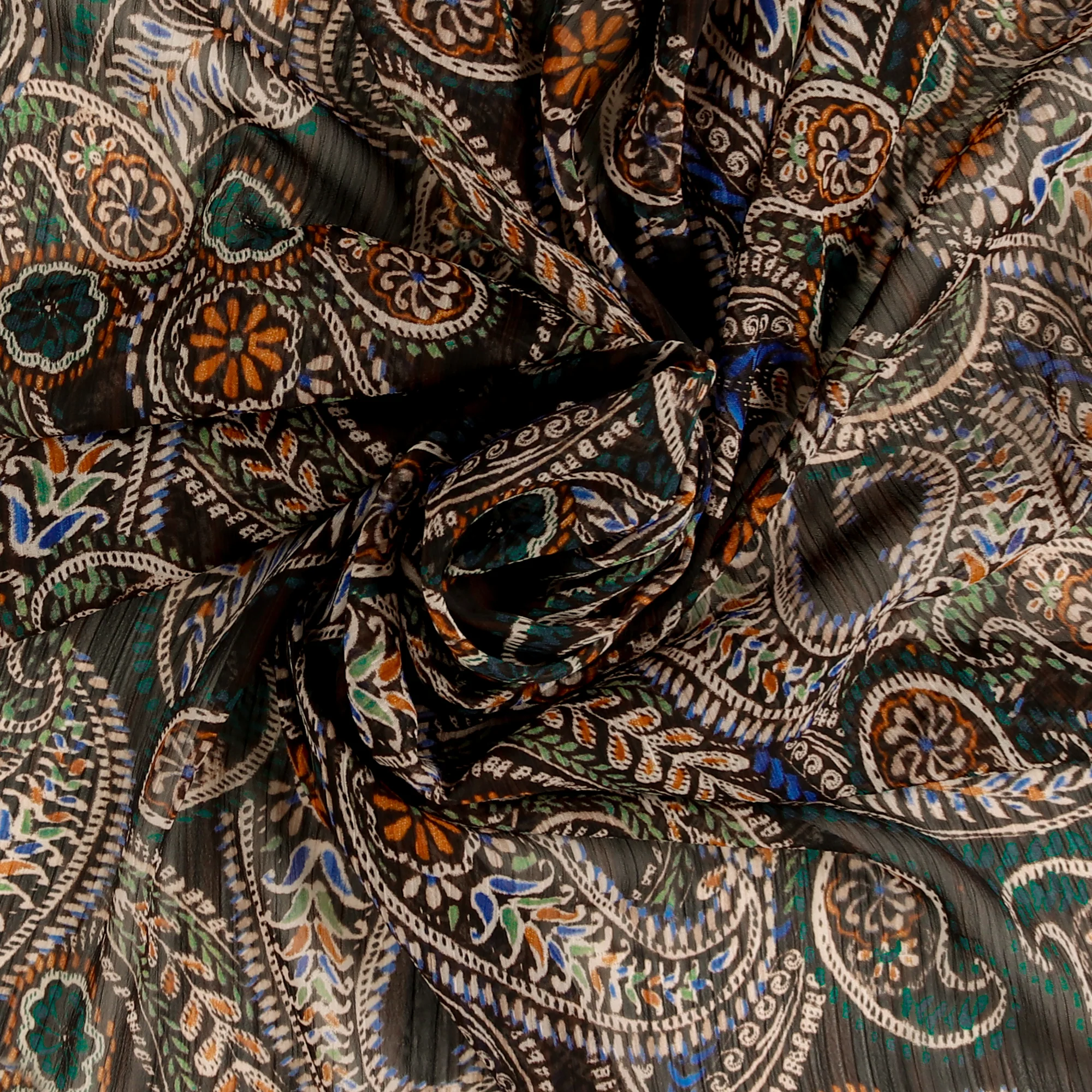 Printed Chiffon - ROTTERDAM - 005 - Green - Image 2