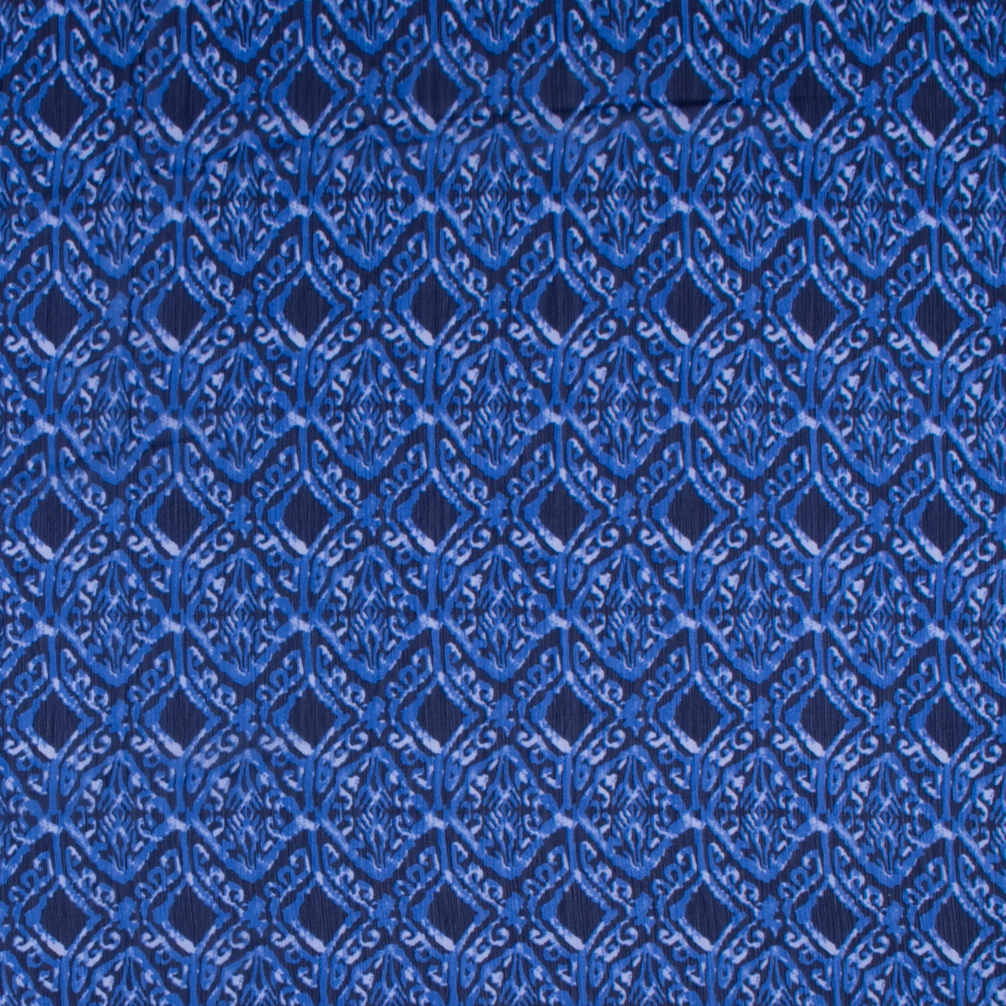Printed Chiffon Yoryu - NAOMI - 019 - Navy