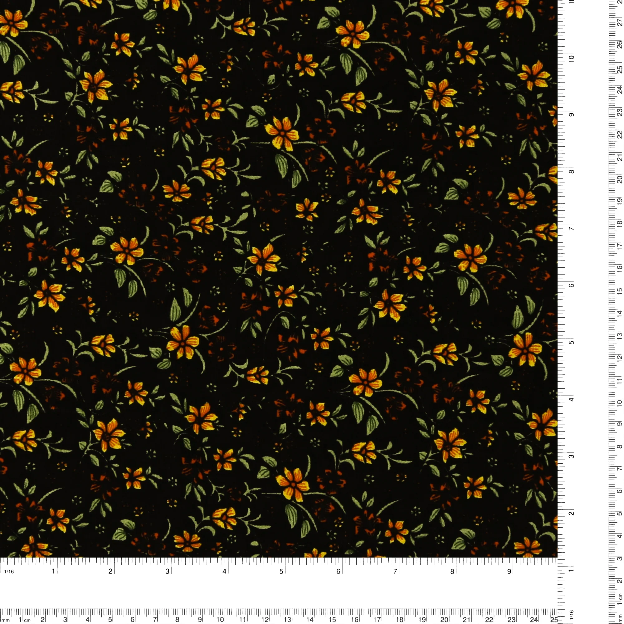 Printed Corduroy - QUATTRO - 005 - Black - Image 3