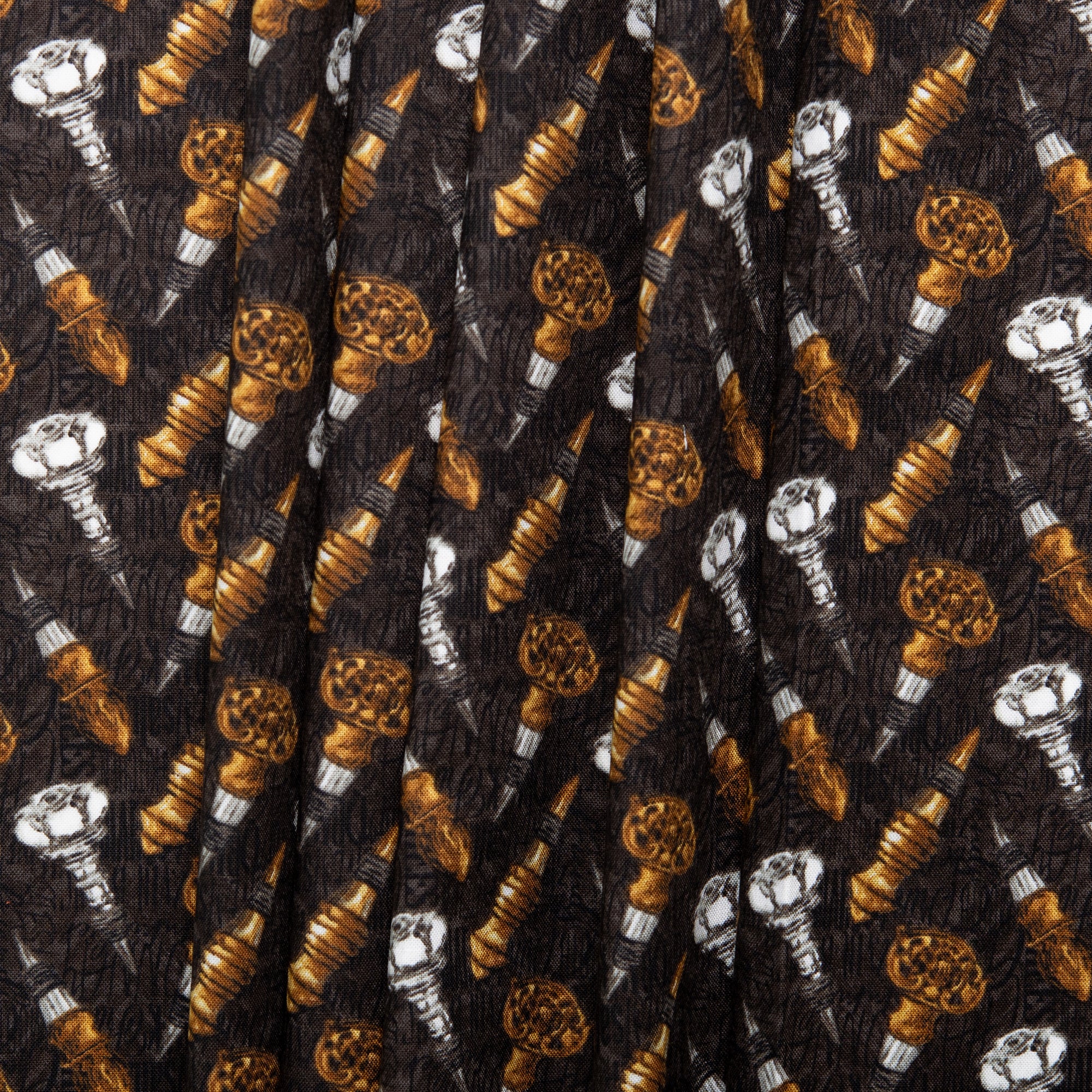 Printed Cotton - AFTER FIVE - Bottleneck - Black - Image 4