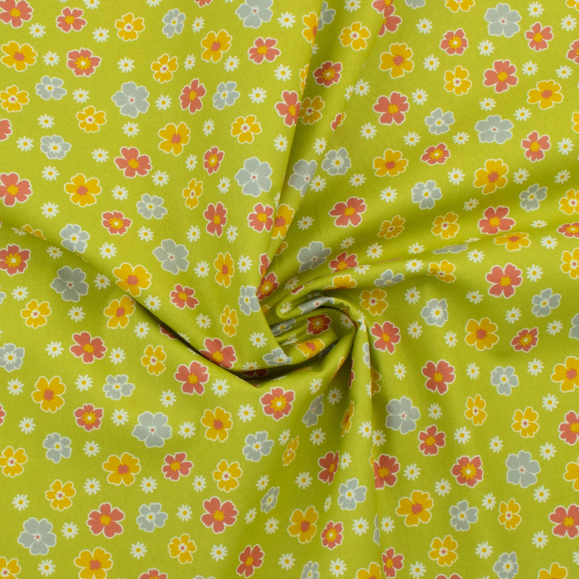 Printed Cotton - Lace garden - 006 - Sugarsnap - Image 2
