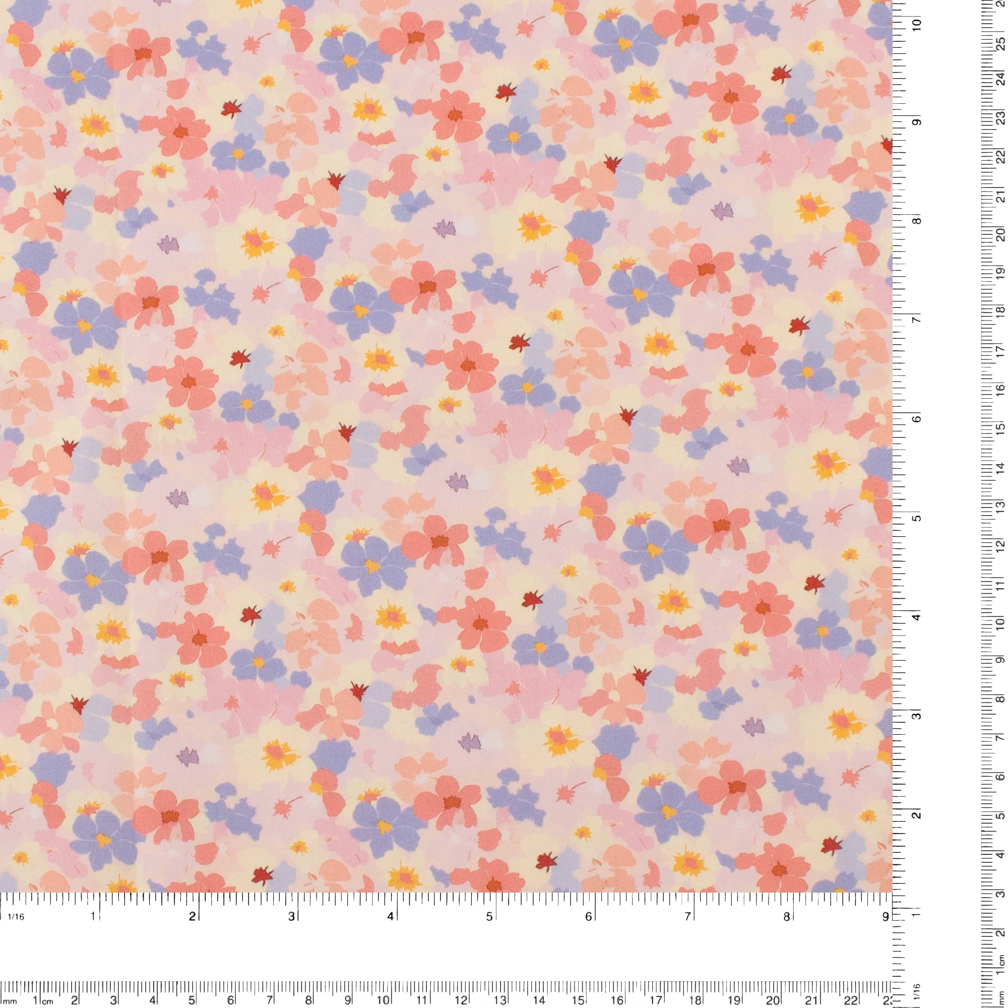Printed Cotton - Lillibet Floral - 024 - Pink - Image 3