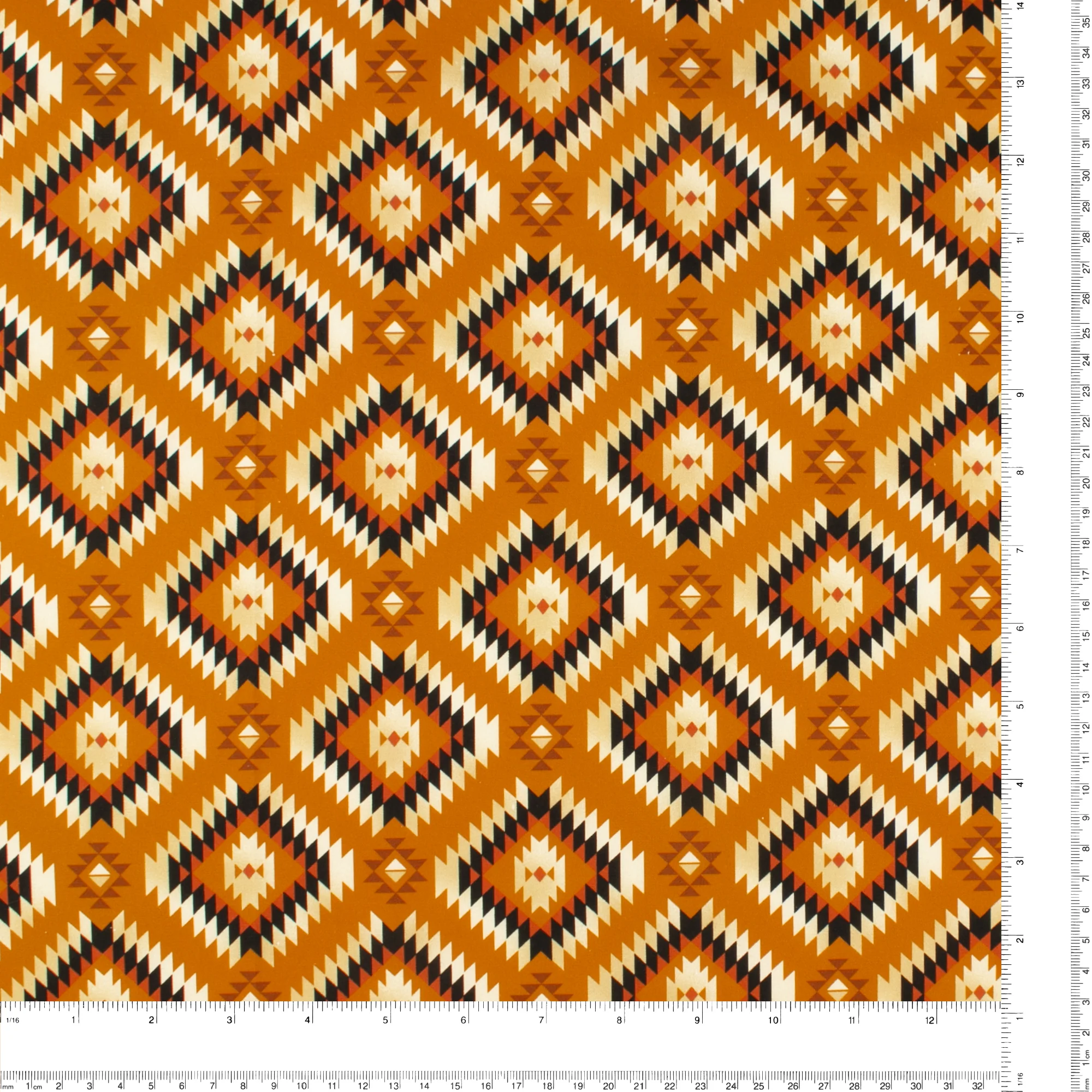 Printed Cotton - PRAIRIE CREEK - 013 - Ochre - Image 3