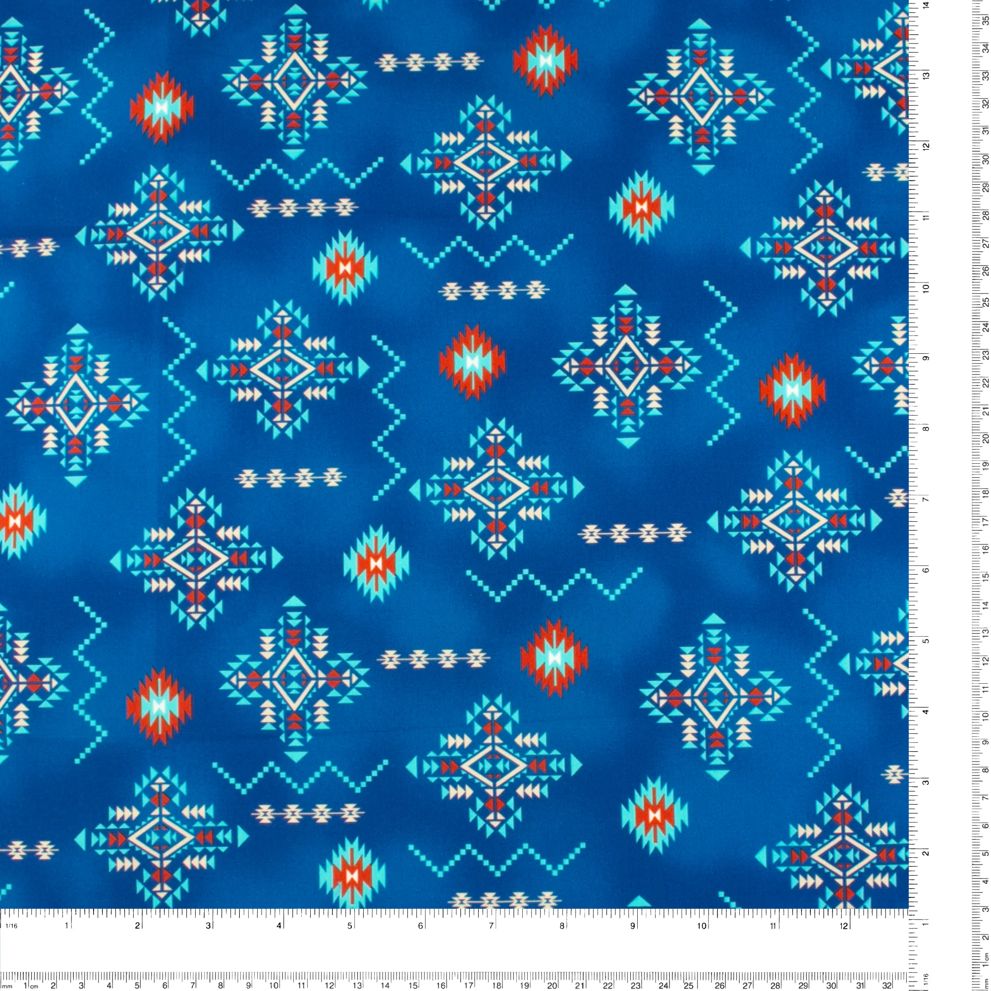 Printed Cotton - PRAIRIE CREEK - 024 - Blue - Image 3